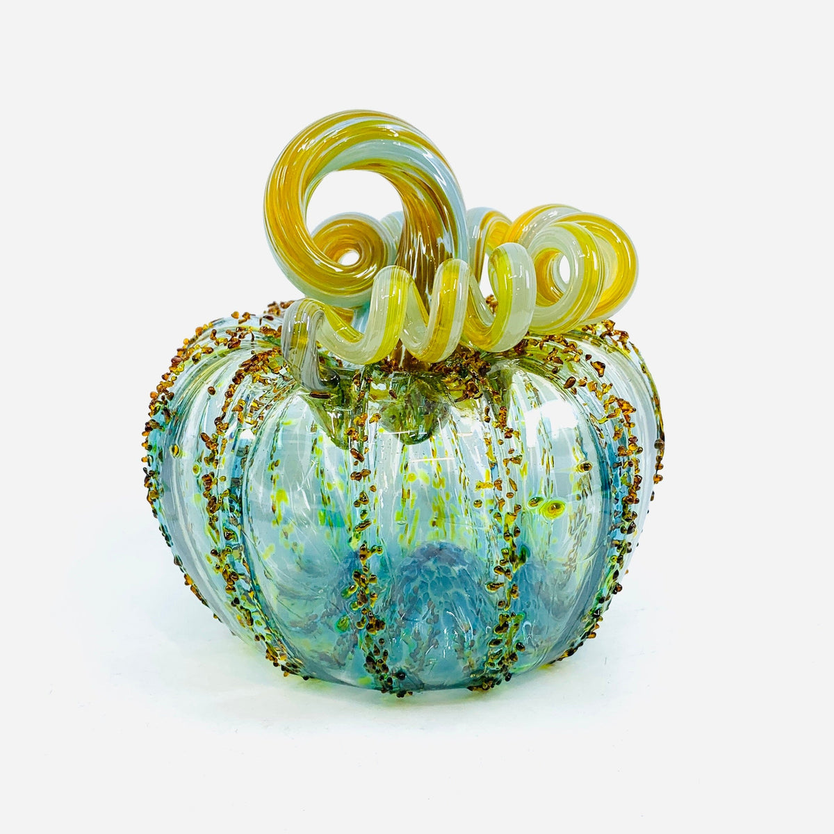 Daily Pumpkin 746 Squat Gabby Luke Adams Glass Blowing Studio 