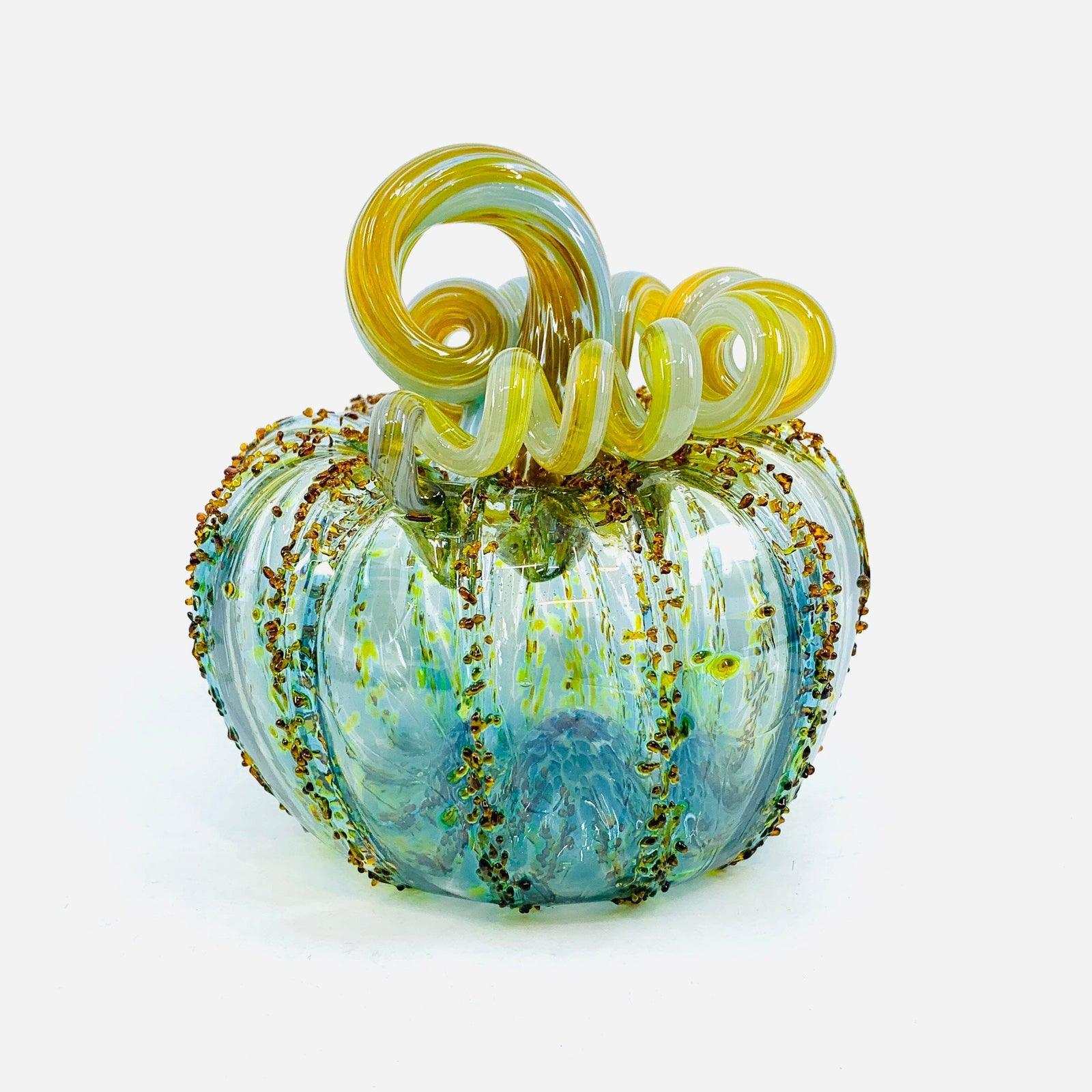 Daily Pumpkin 746 Squat Gabby Luke Adams Glass Blowing Studio 
