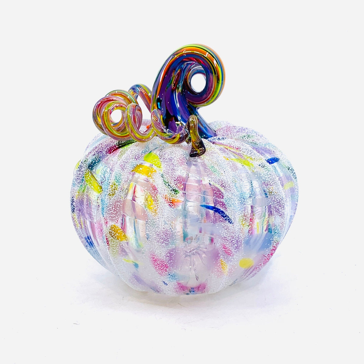 Daily Pumpkin 2073 Snowfall Squat Gabby Luke Adams Glass Blowing Studio 