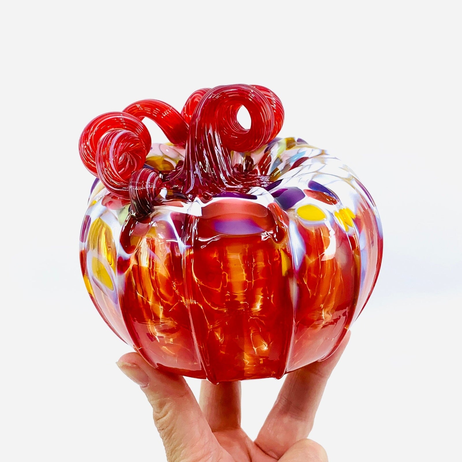 Daily Pumpkin 1613 Cupcake Squat Gabby Luke Adams Glass Blowing Studio 
