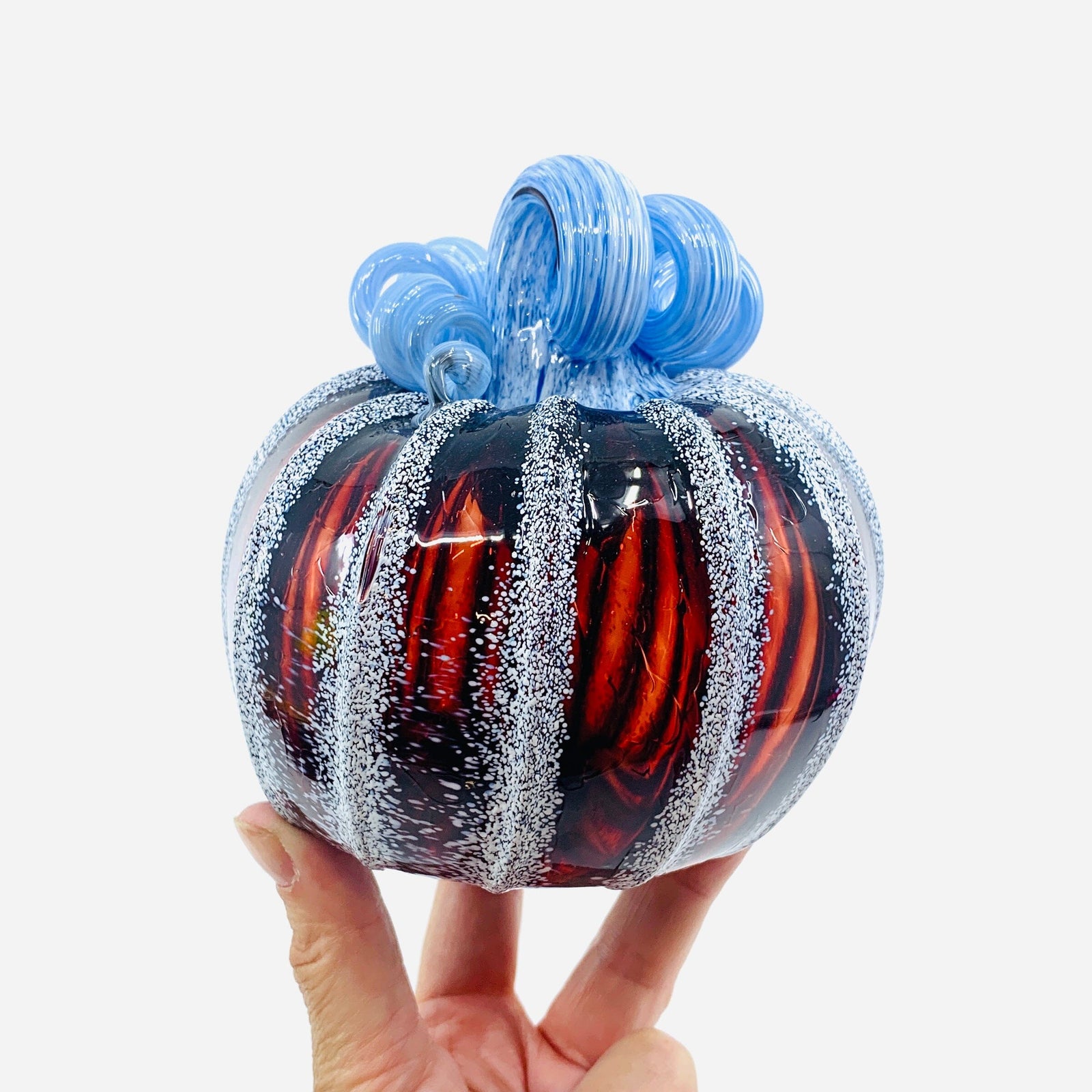 Daily Pumpkin 2146 Oops Squat Gabby Luke Adams Glass Blowing Studio 