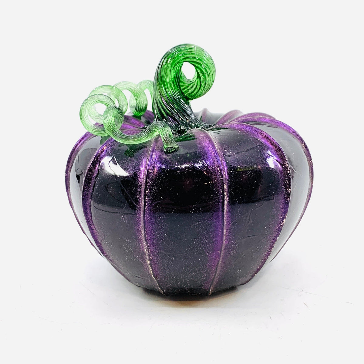 Daily Pumpkin 1264 Shimmer Squat Daily Pumpkin Luke Adams Glass Blowing Studio 