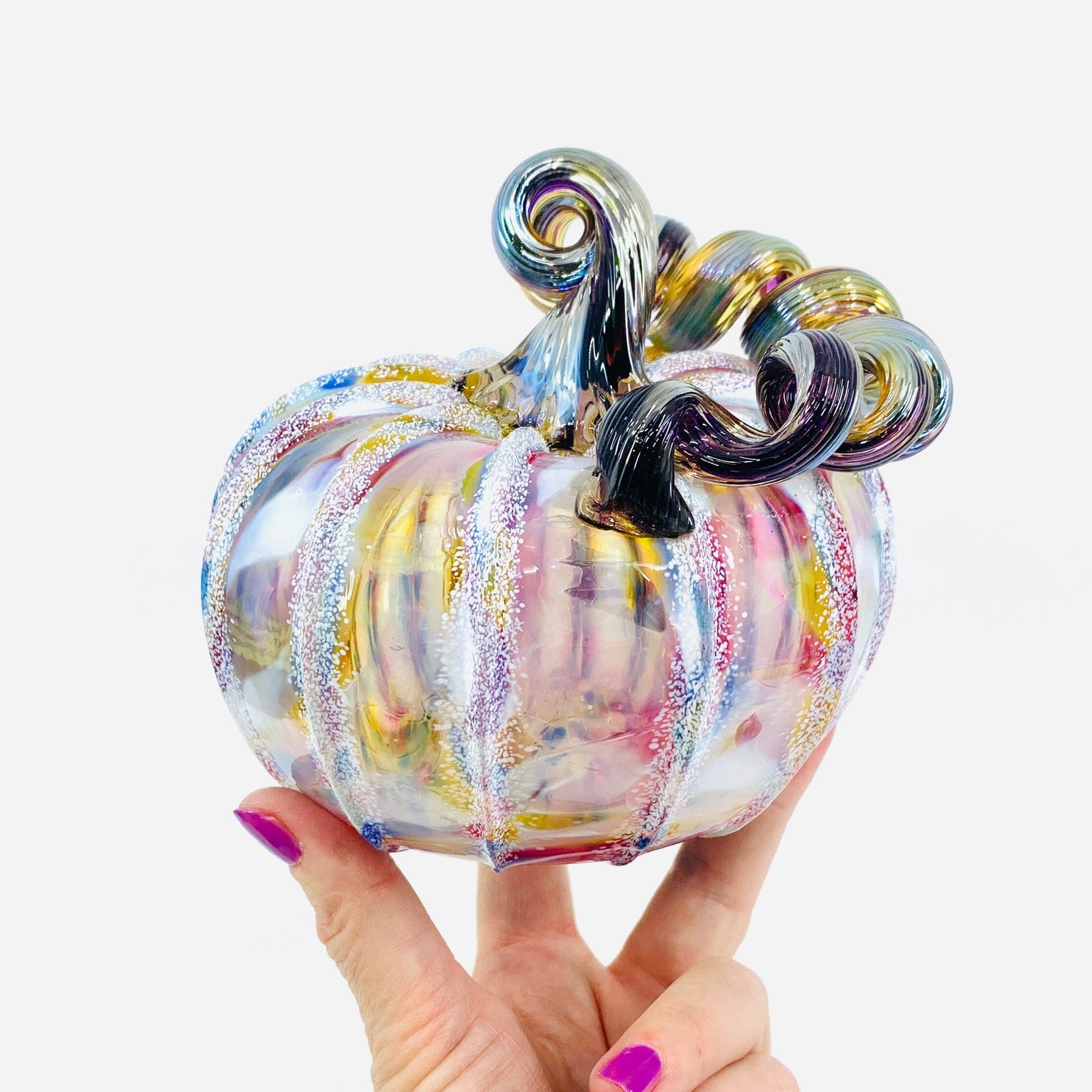 Daily Pumpkin 2813 Squat Gabby Luke Adams Glass Blowing Studio 