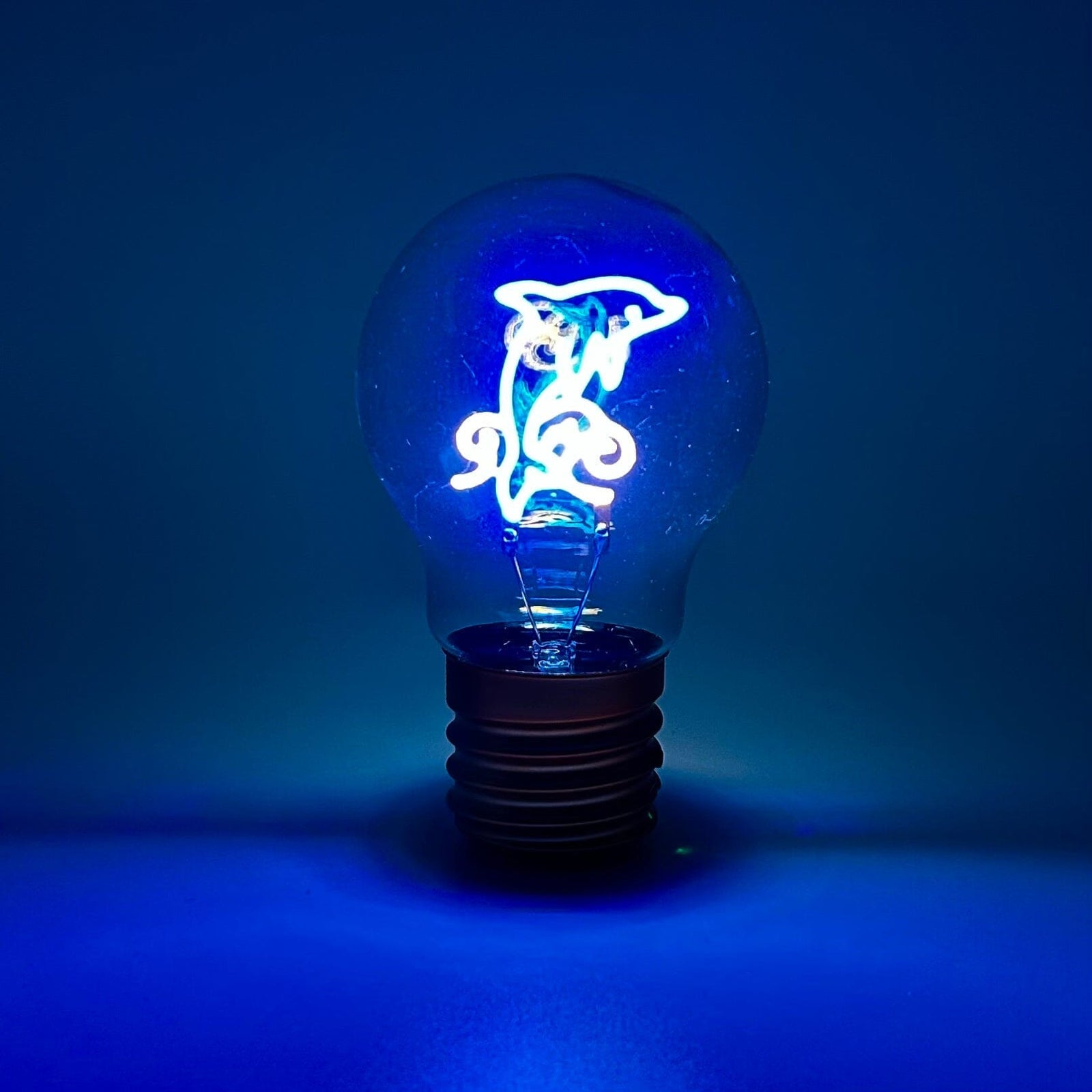 Neon Dolphin Lightbulb 29TONIGHT 