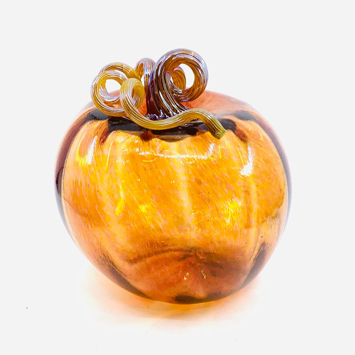 Daily Pumpkin 645 Holiday Large Gabby Luke Adams Glass Blowing Studio 