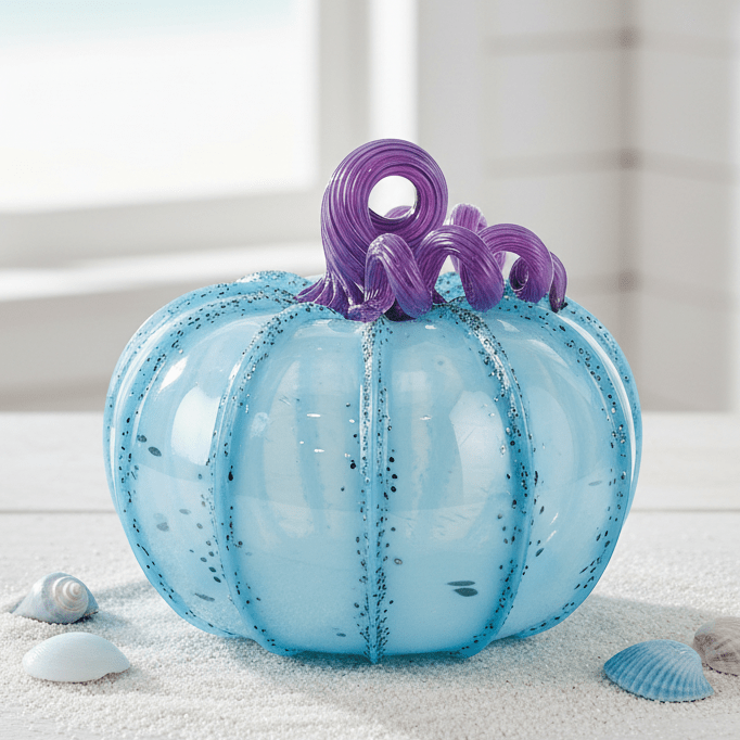 Daily Pumpkin 1312 Squat Gabby Luke Adams Glass Blowing Studio 