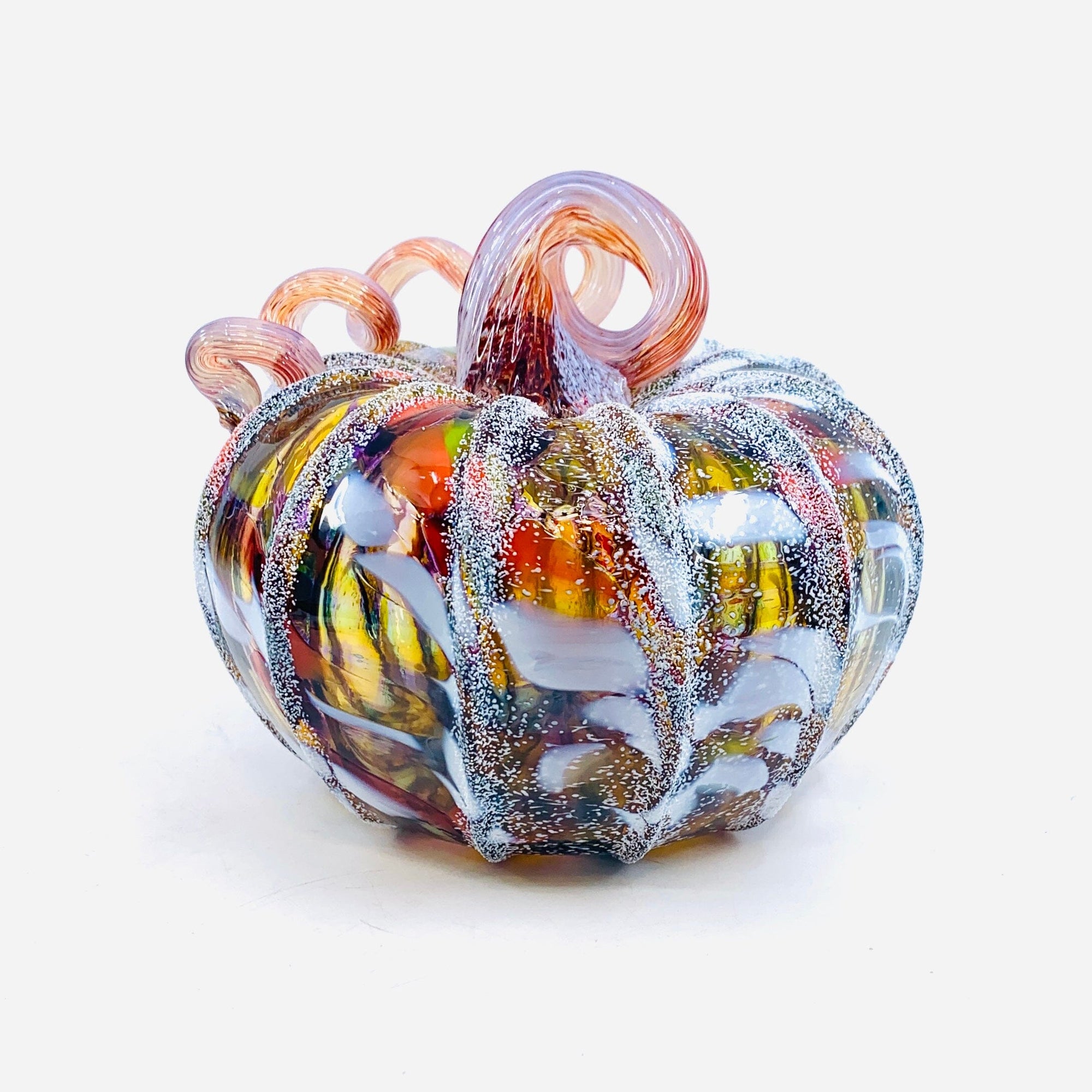 Daily Pumpkin 1850 Snowfall Squat Gabby Luke Adams Glass Blowing Studio 