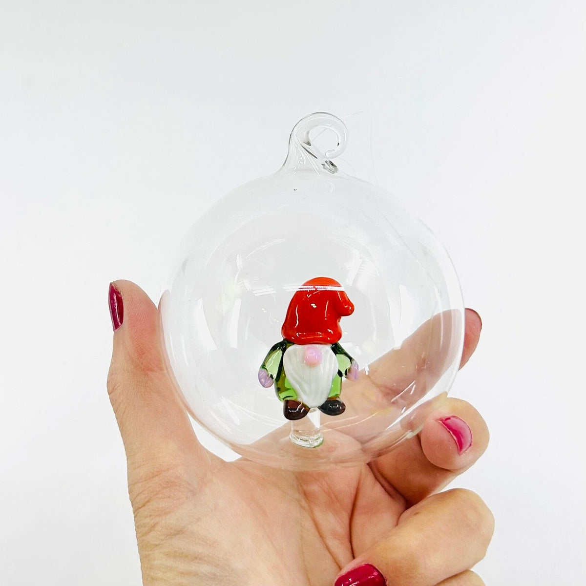 Glass Icon Ornament, Gnome ICHENDORF 