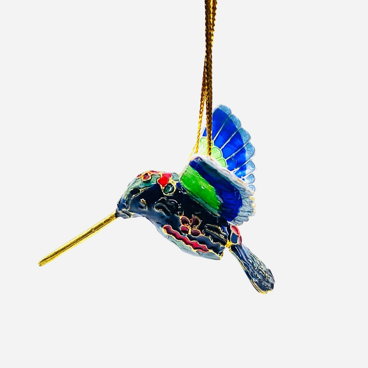 Enamel Hummingbird Ornament, 37 Ornament Kubla Craft 