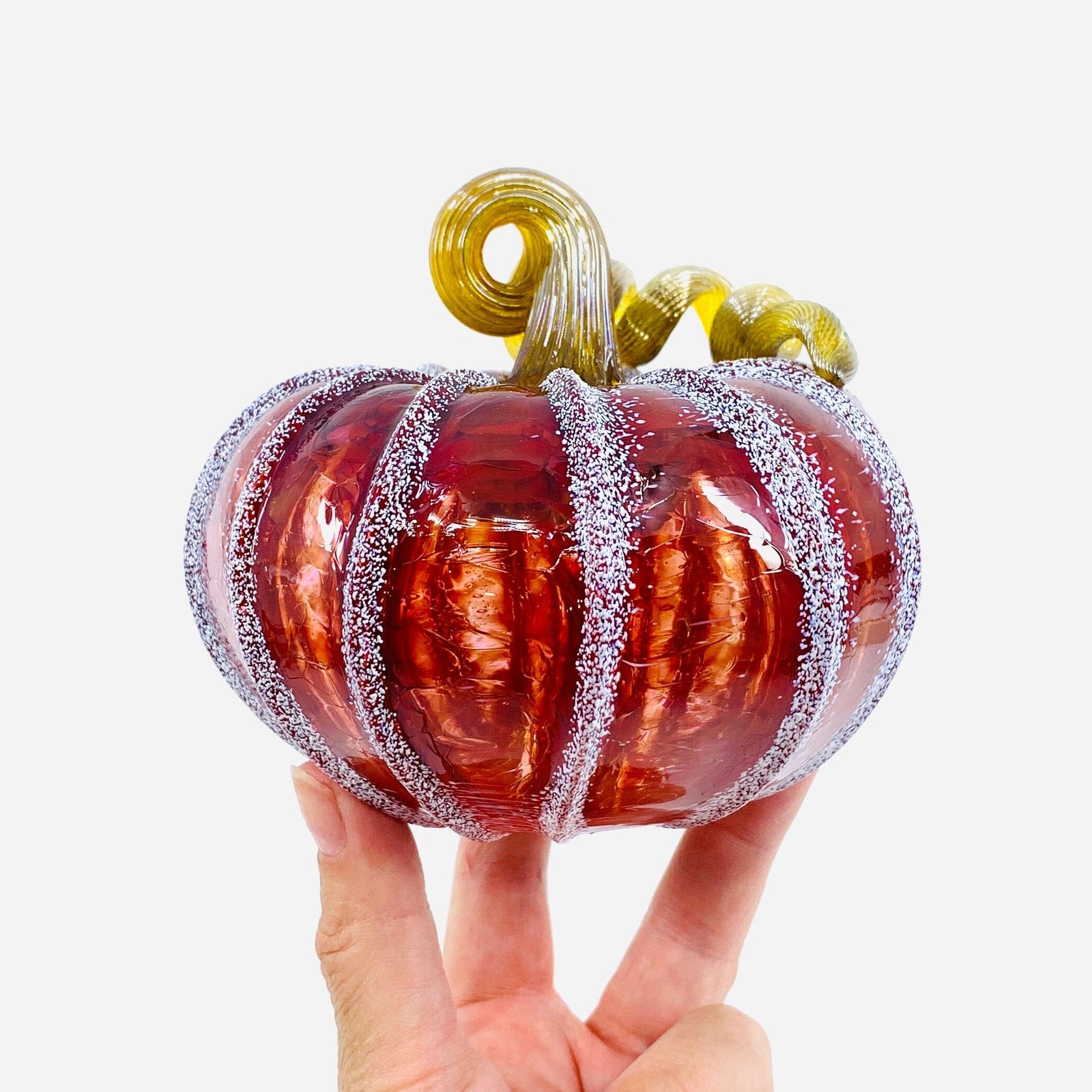 Daily Pumpkin 2503 Squat Gabby Luke Adams Glass Blowing Studio 