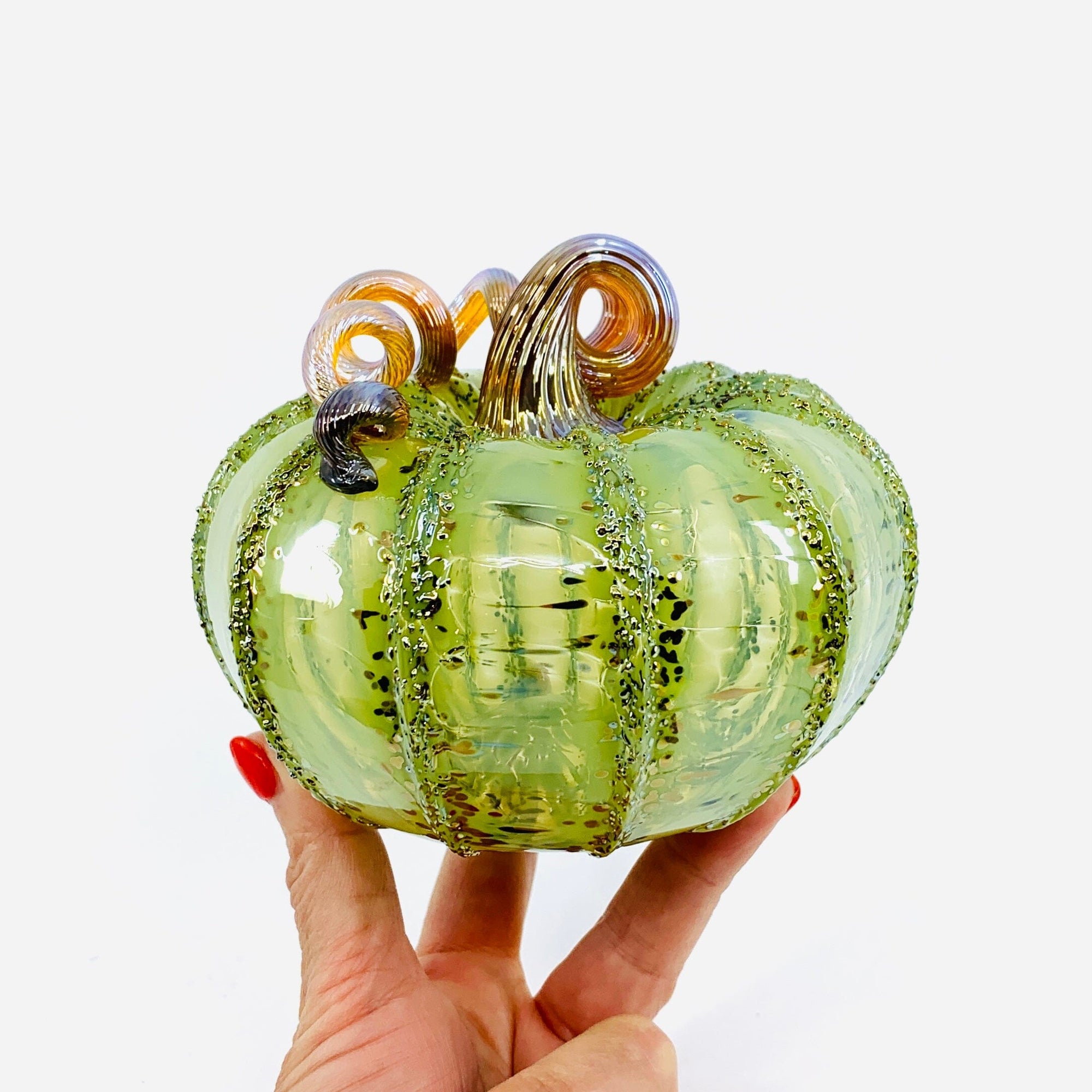 Daily Pumpkin 800 Holiday Squat Gabby Luke Adams Glass Blowing Studio 