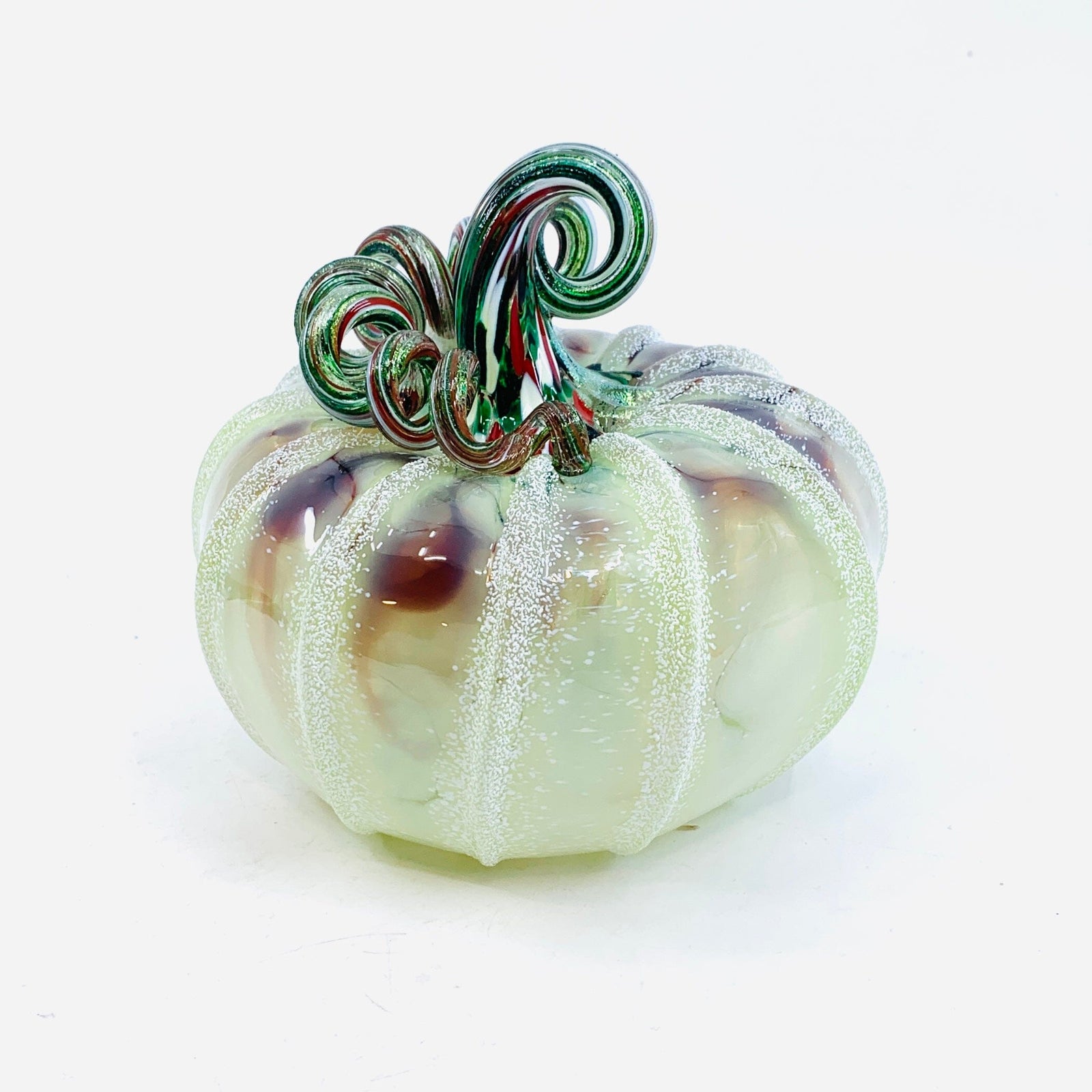 Daily Pumpkin 1933 Snowfall Squat Gabby Luke Adams Glass Blowing Studio 