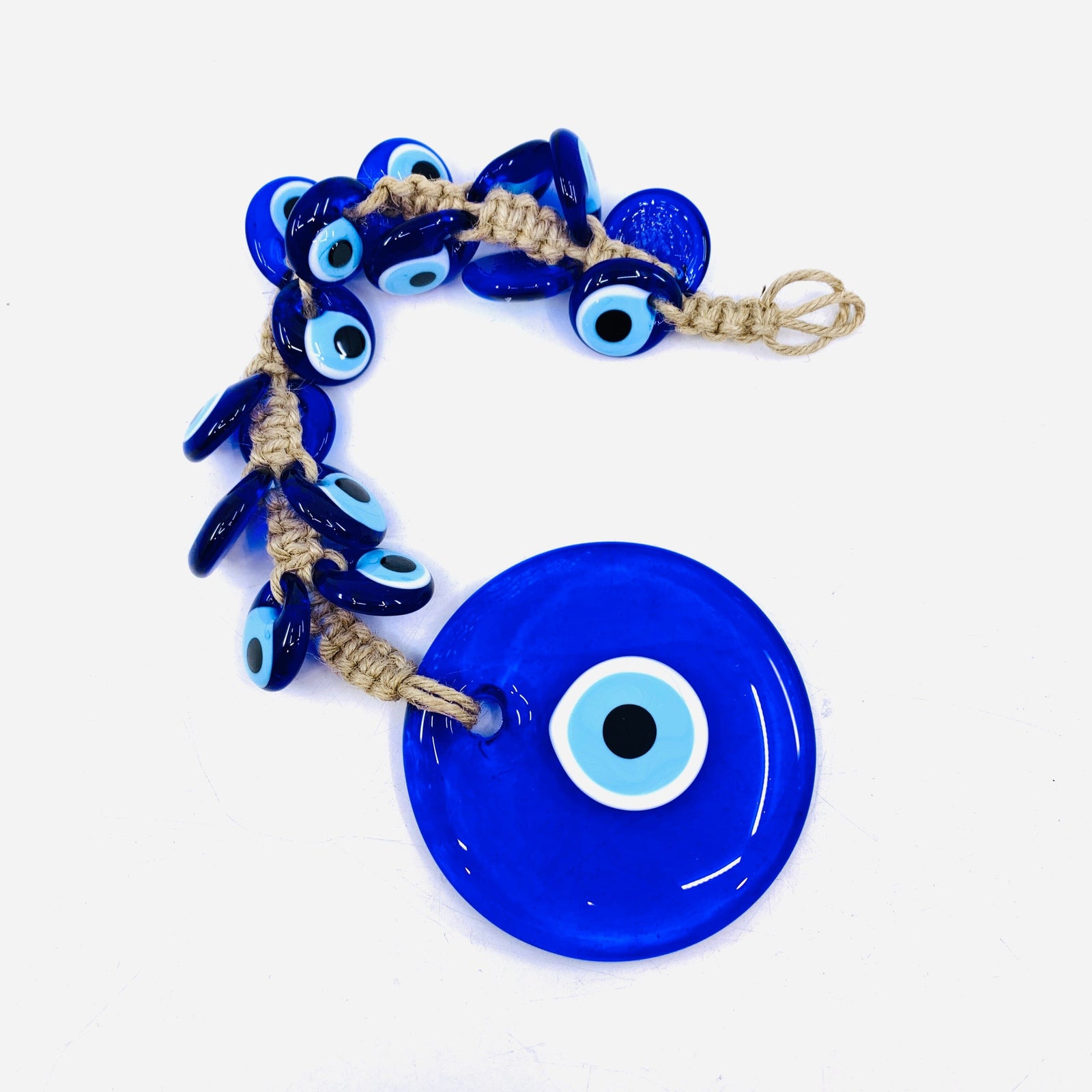 Glass Evil Eye Wall Hanger/Suncatcher 10 Natto USA 