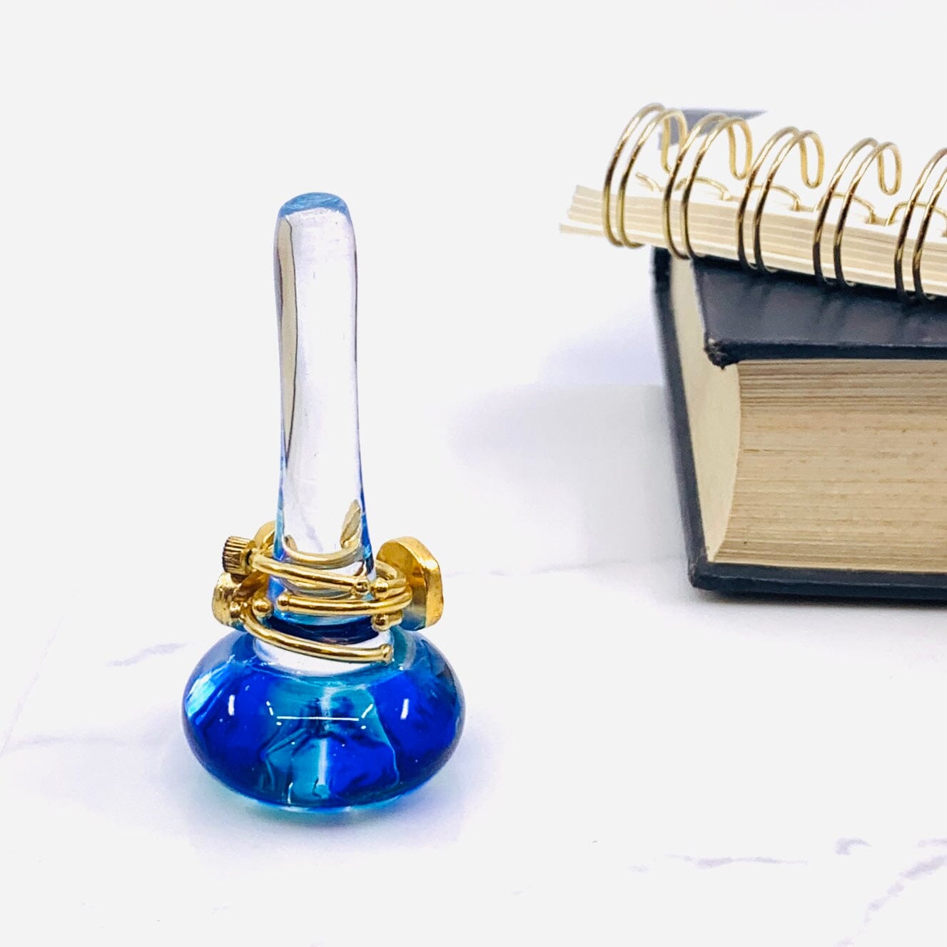 Artisan Glass Ring Holder, 7 Confetti Henrietta Glass 