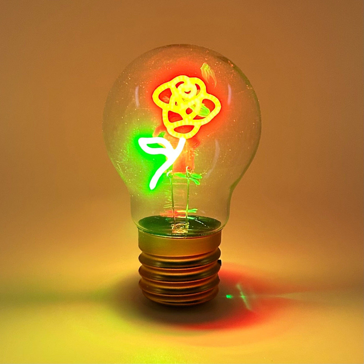Neon Rose Lightbulb 29TONIGHT 