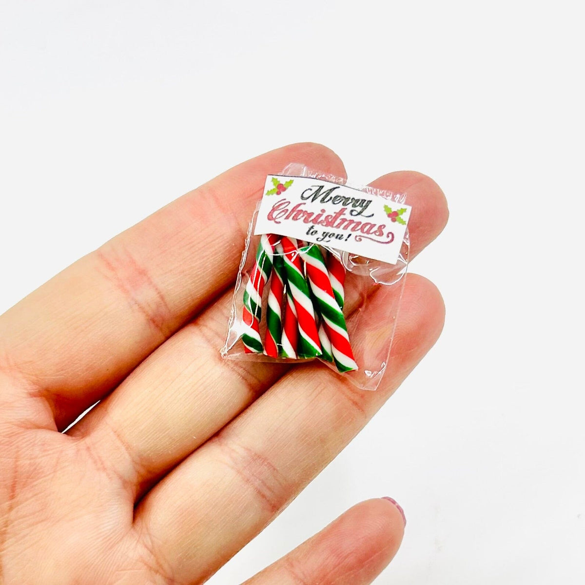 Tiniest Packet of Peppermint Sticks Miniature - 