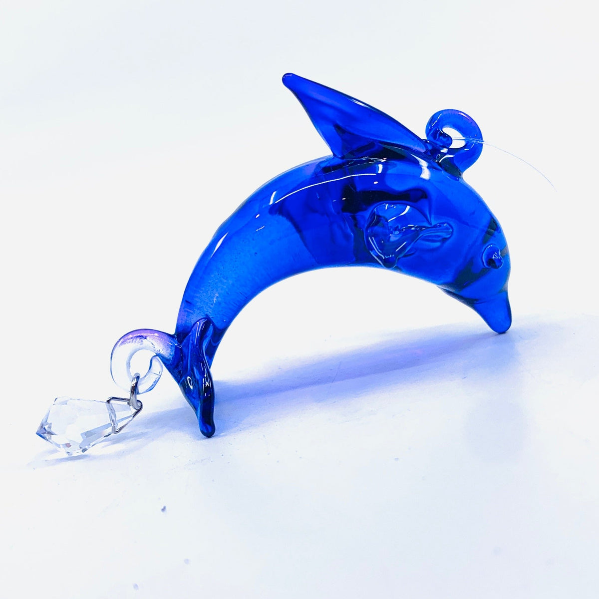 Dazzle Glass Dolphin, Blue 5 Alex 