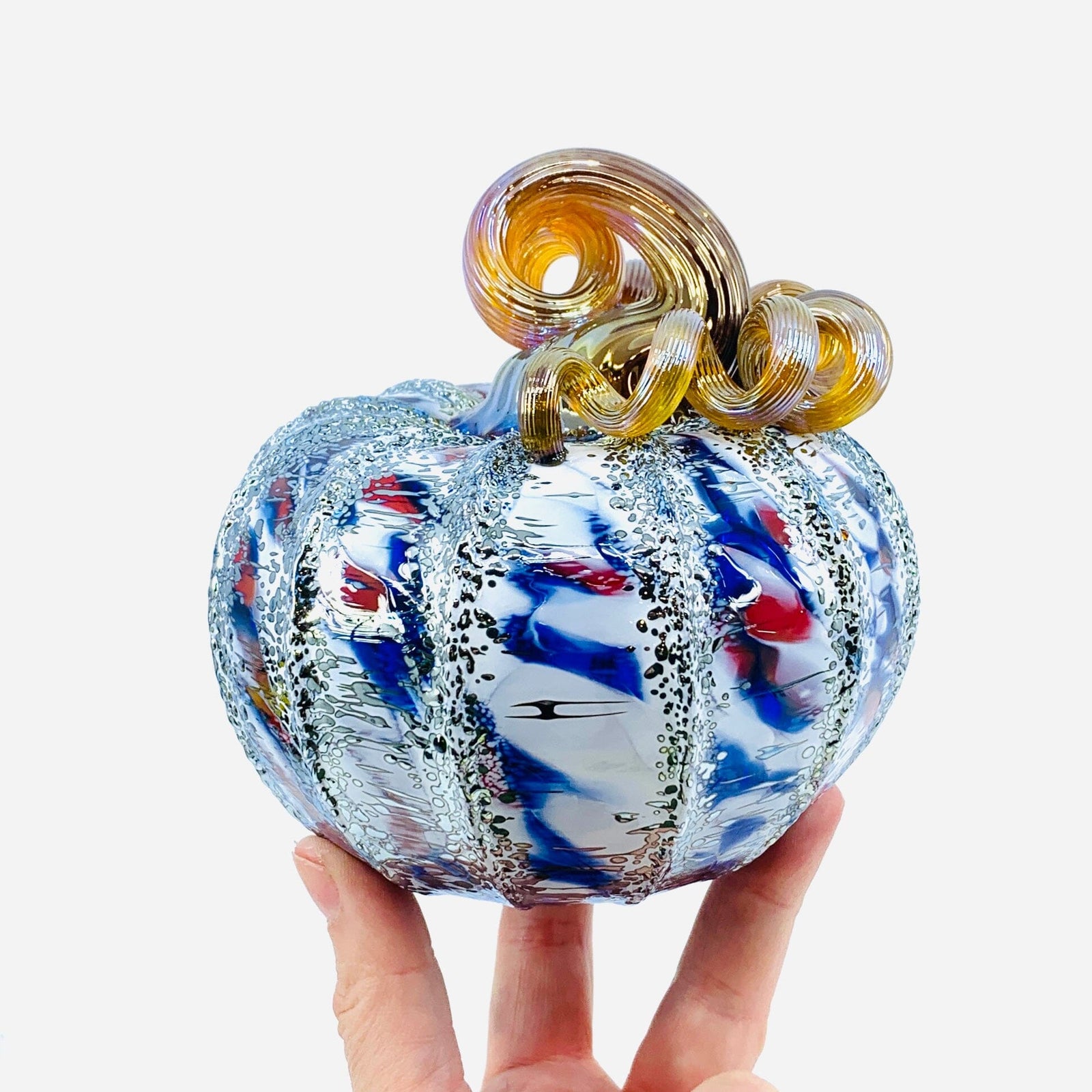 Daily Pumpkin 293 American Squat Gabby Luke Adams Glass Blowing Studio 
