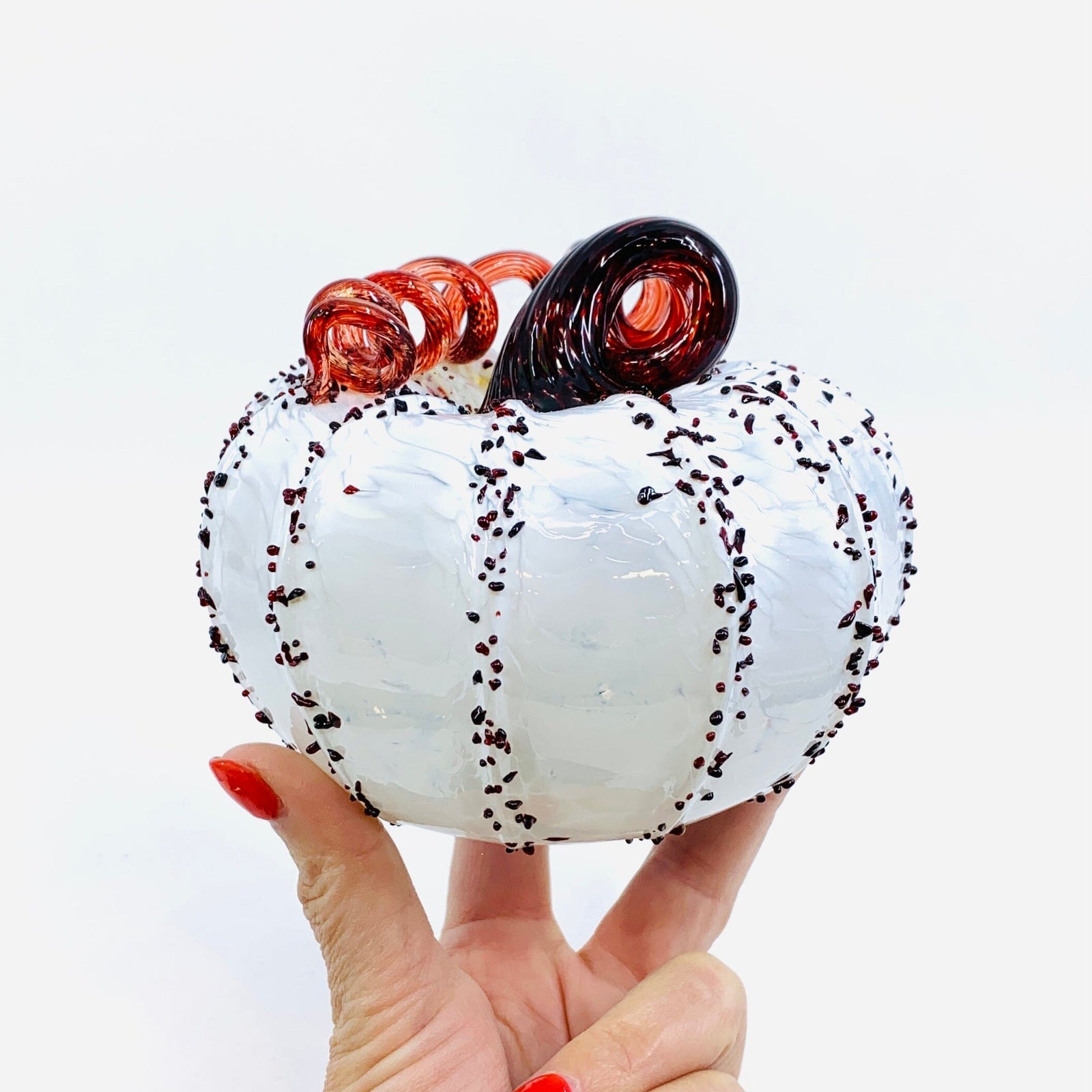 Daily Pumpkin 710 Holiday Squat Gabby Luke Adams Glass Blowing Studio 