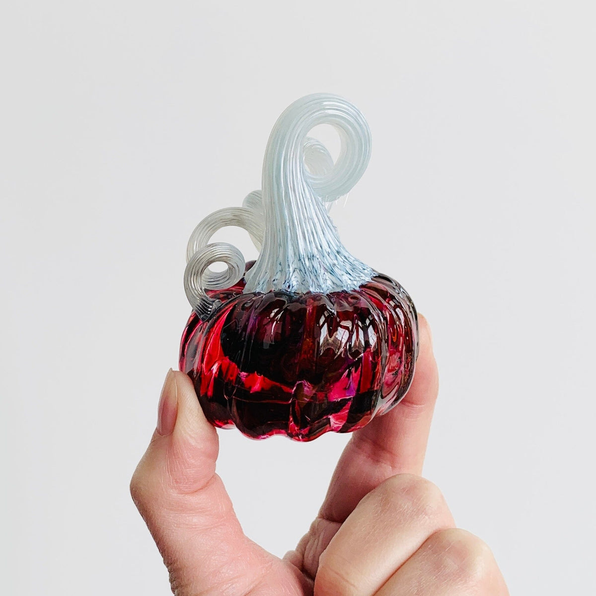 Daily Pumpkin 1323 Mini Paperweight Daily Pumpkin Luke Adams Glass Blowing Studio 