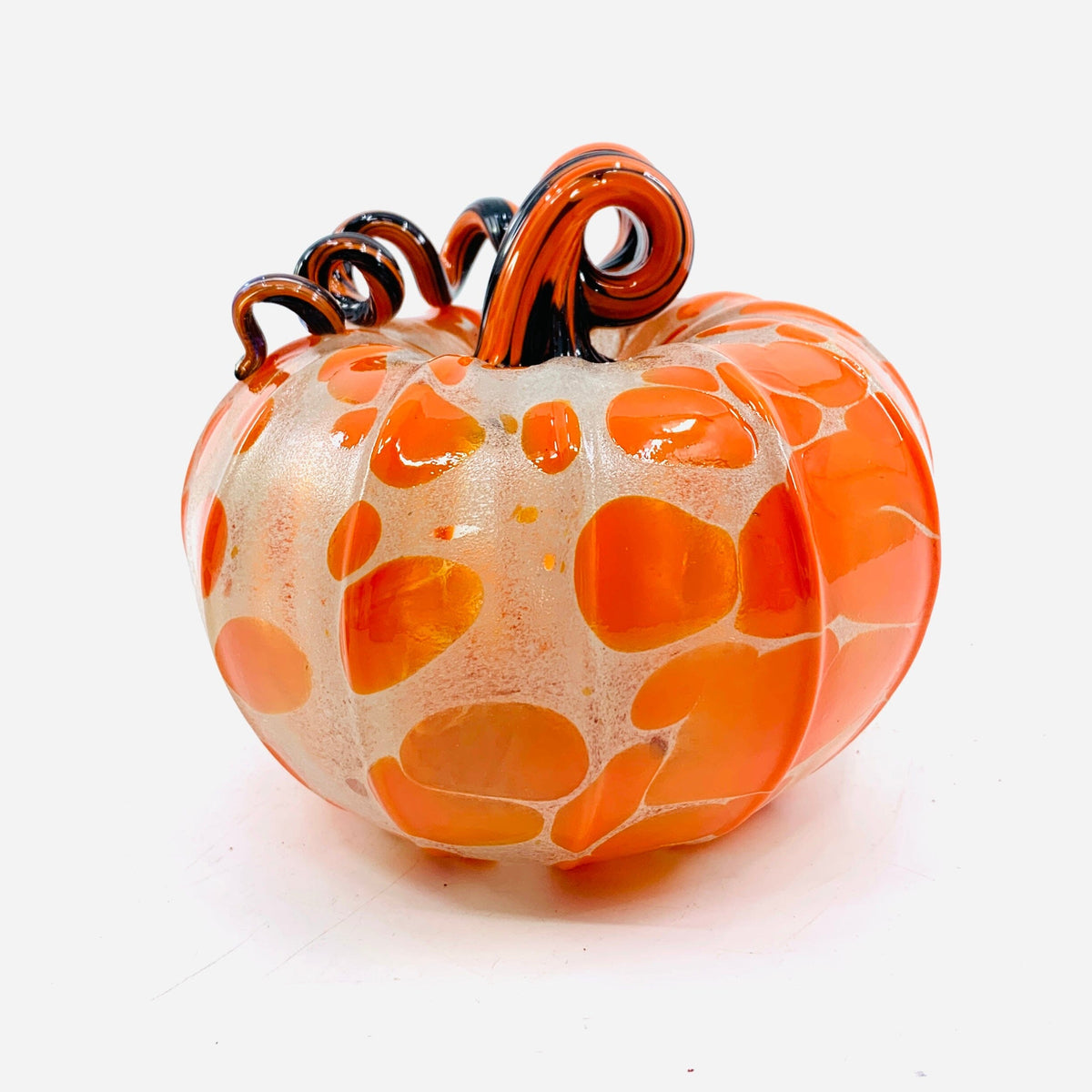 Daily Glow Pumpkin 515 Fall Squat Daily Pumpkin Luke Adams Glass Blowing Studio 