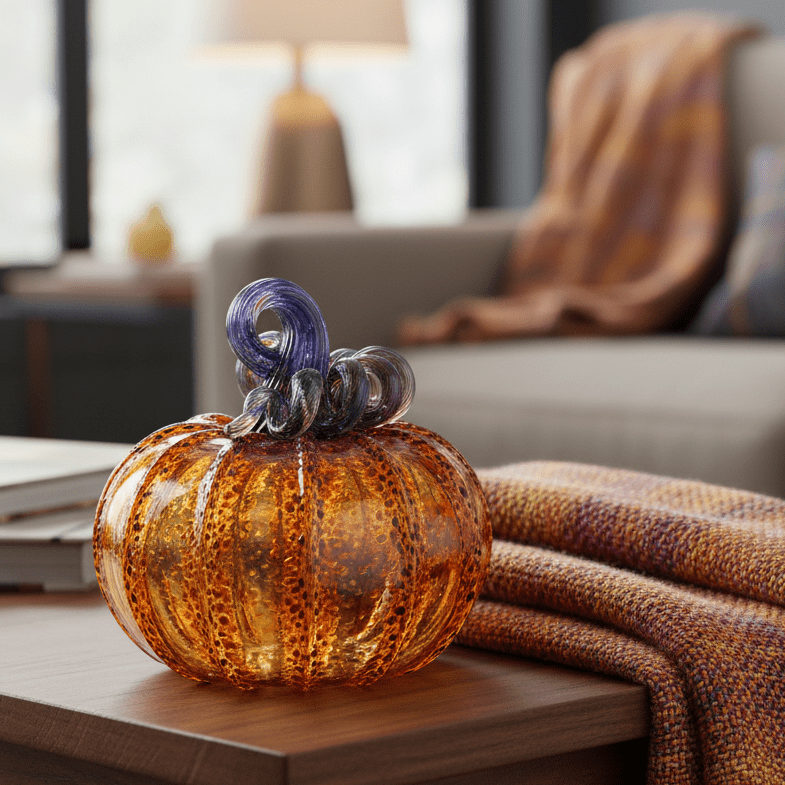 Daily Pumpkin 2520 Squat Gabby Luke Adams Glass Blowing Studio 