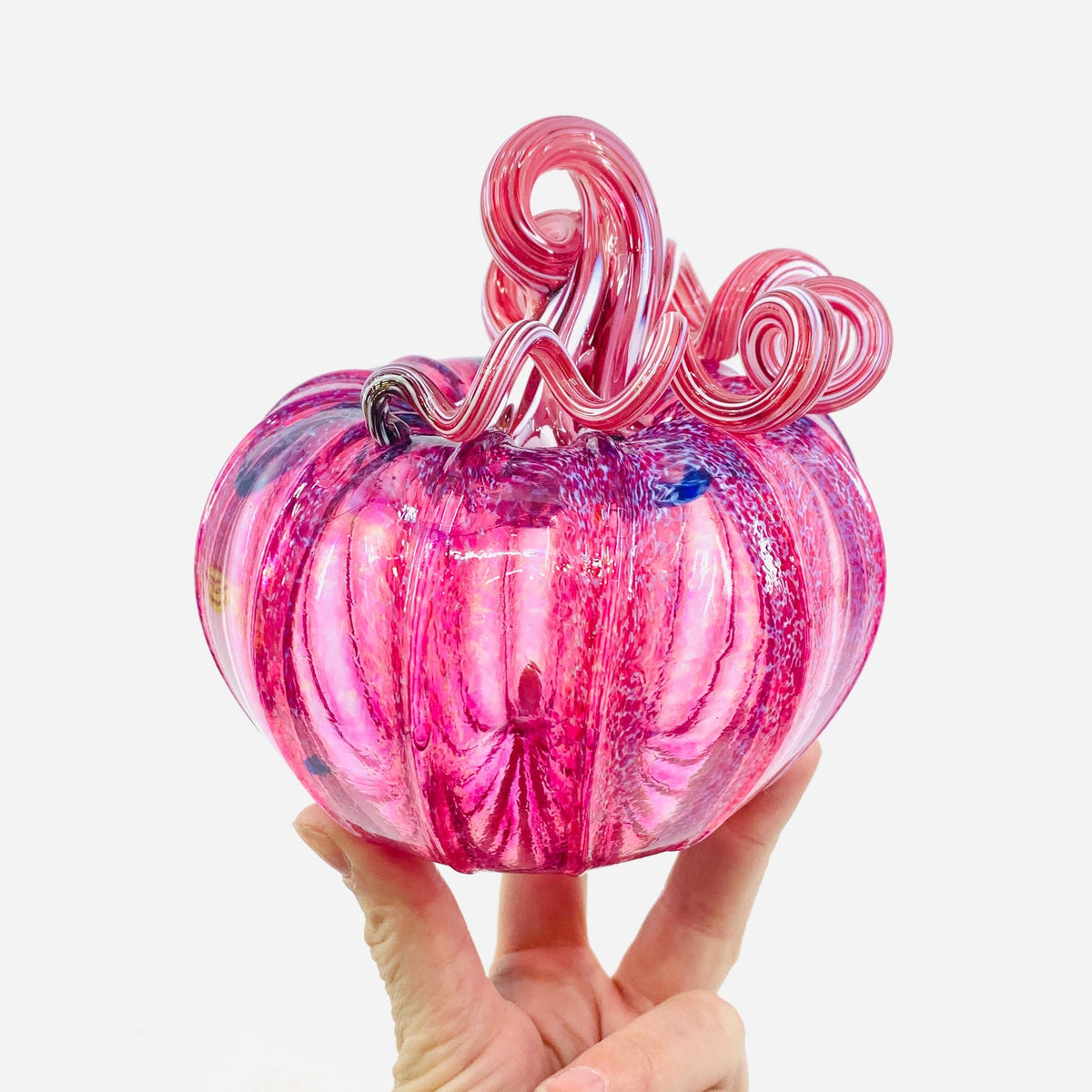 Daily Pumpkin 2666 Sweetheart Squat Gabby Luke Adams Glass Blowing Studio 