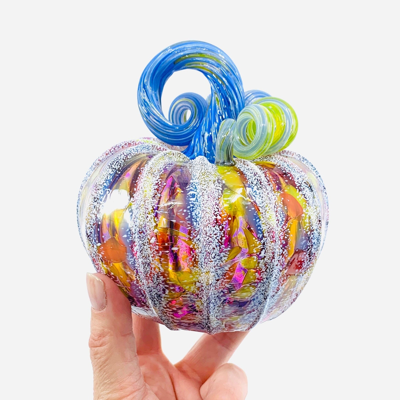 Daily Pumpkin 349 Squat Gabby Luke Adams Glass Blowing Studio 