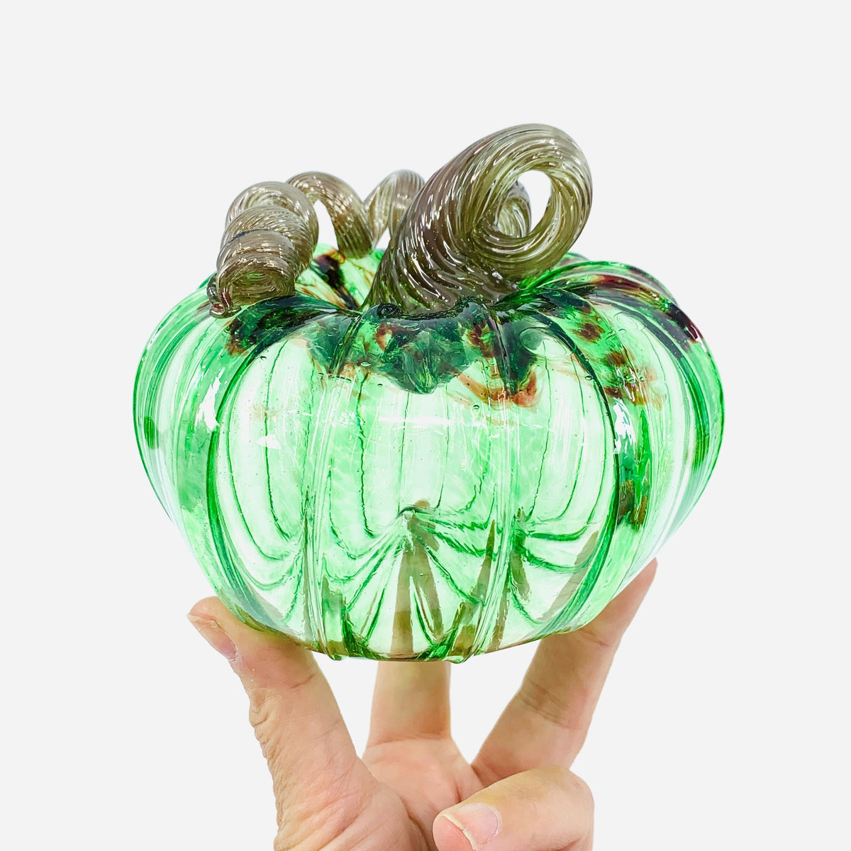 Daily Pumpkin 1457 Holiday Squat Gabby Luke Adams Glass Blowing Studio 