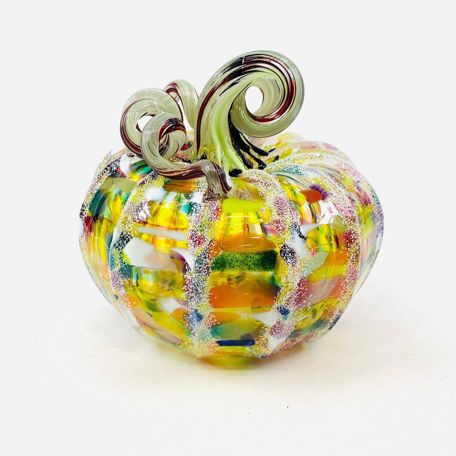 Daily Pumpkin 1700 Holiday Snowfall Squat Gabby Luke Adams Glass Blowing Studio 