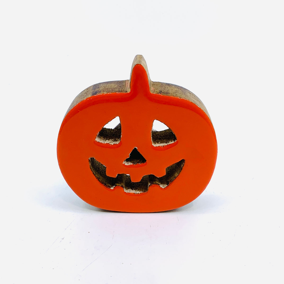 Wooden Jack-O-Lantern, Small