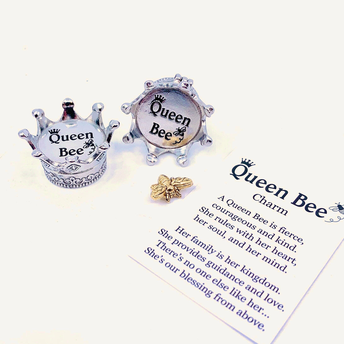 Queen Bee Charm Box, PT 84 Miniature GANZ 