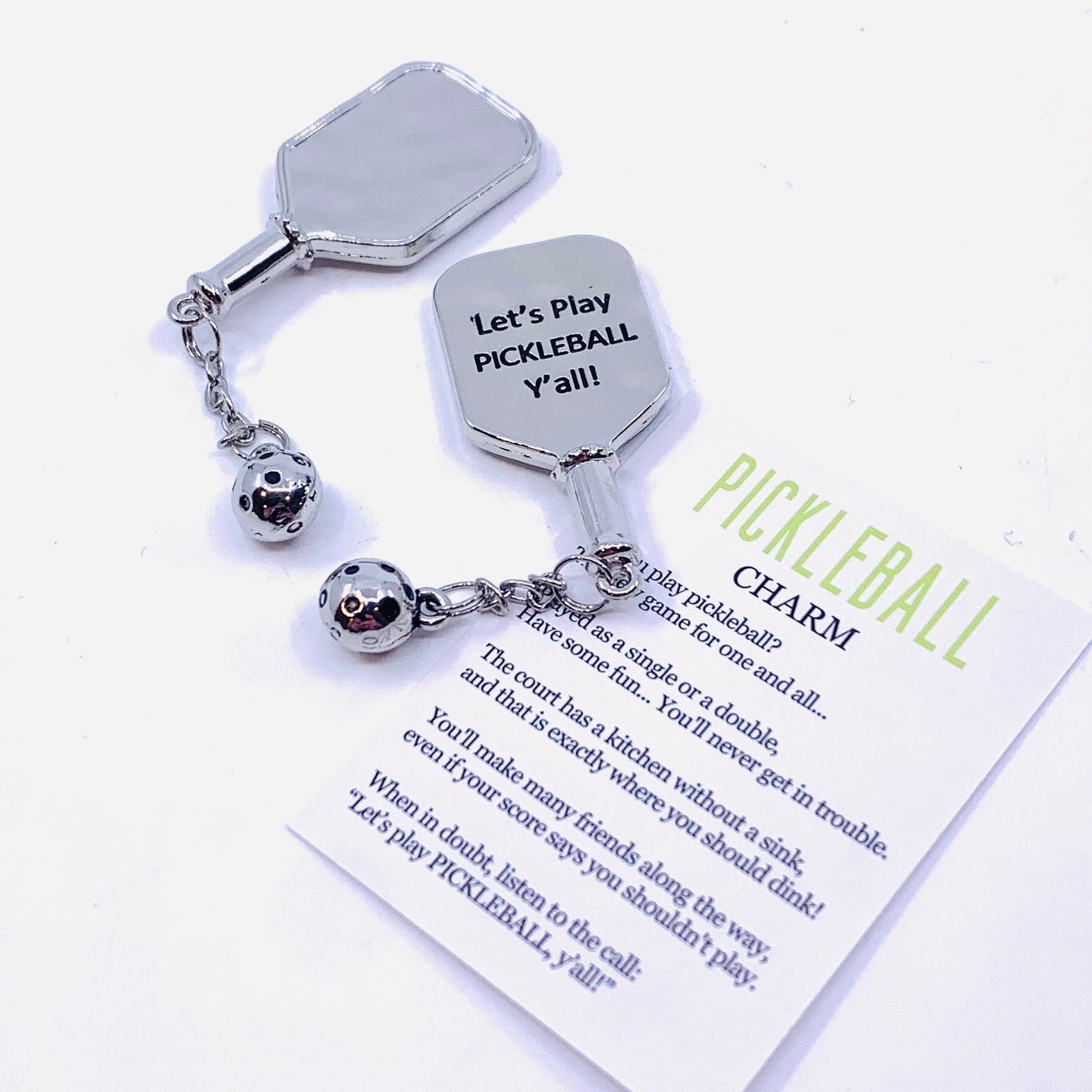 Pickle Ball Pocket Charm PT59 Miniature GANZ 