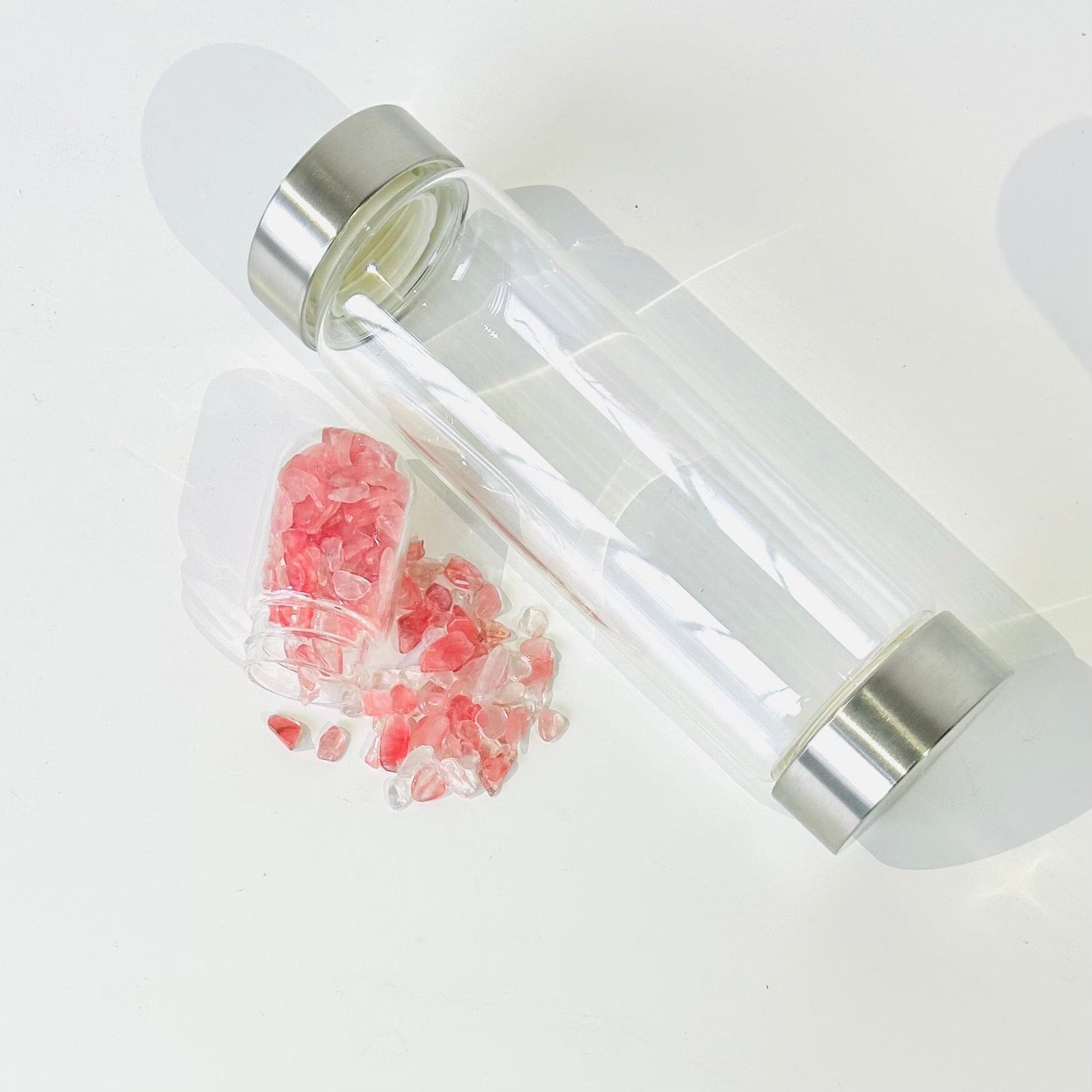 Gemstone Water Bottle, Tourmaline Earth's Elements 