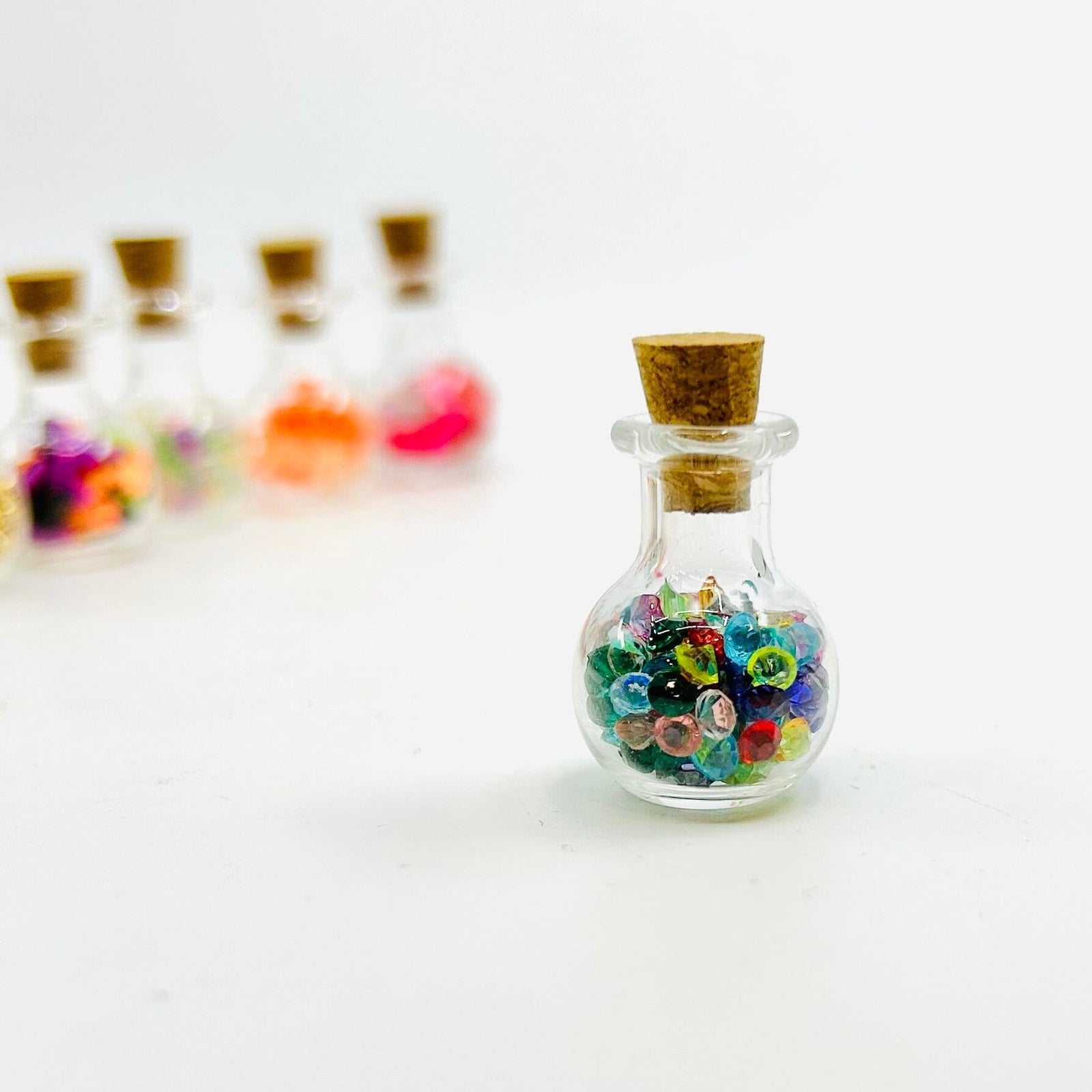 Tiny Potion Bottle, Rhinestone Riches Miniature - 