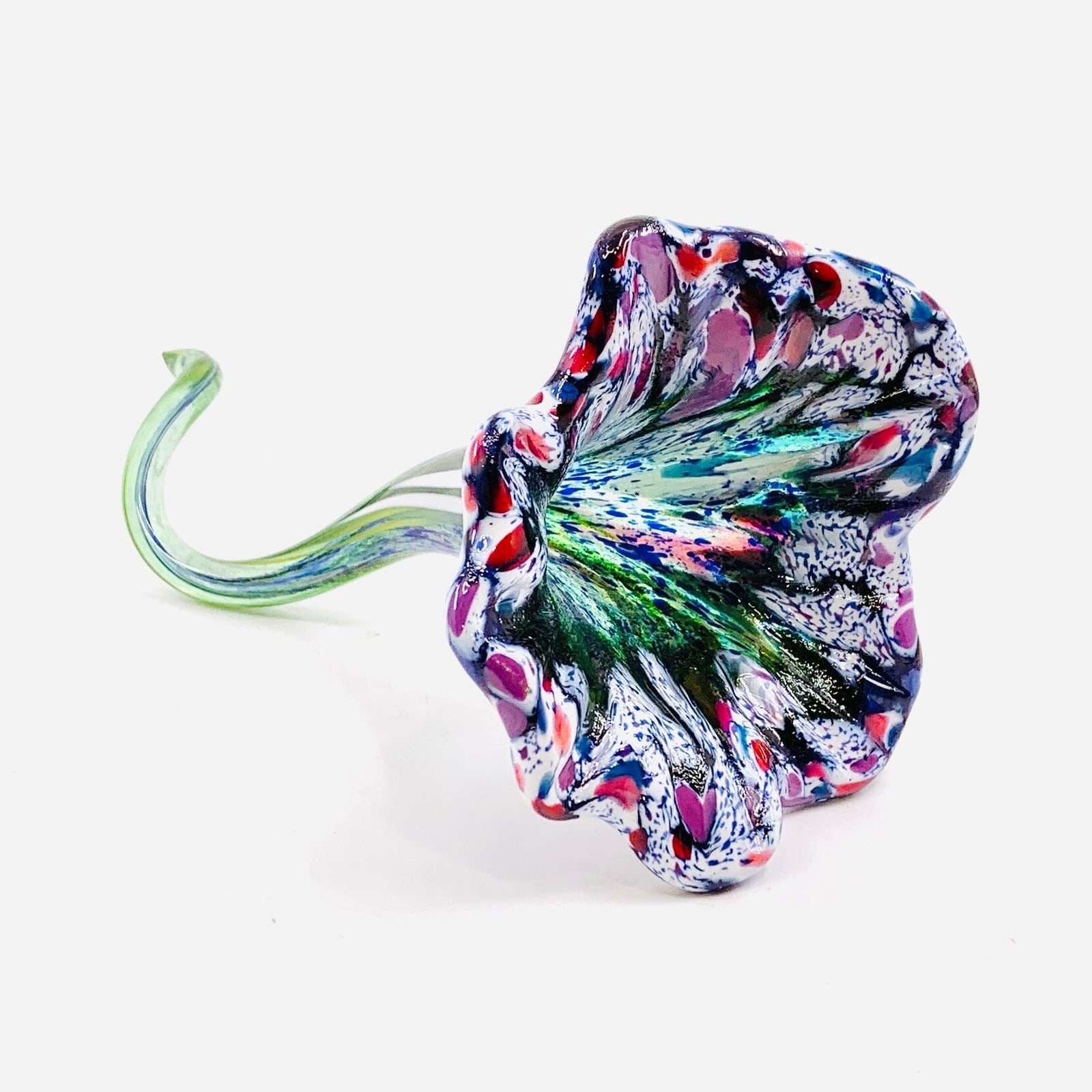 Pulled Glass Flower 53 Decor Luke Adams Glass Blowing Studio 