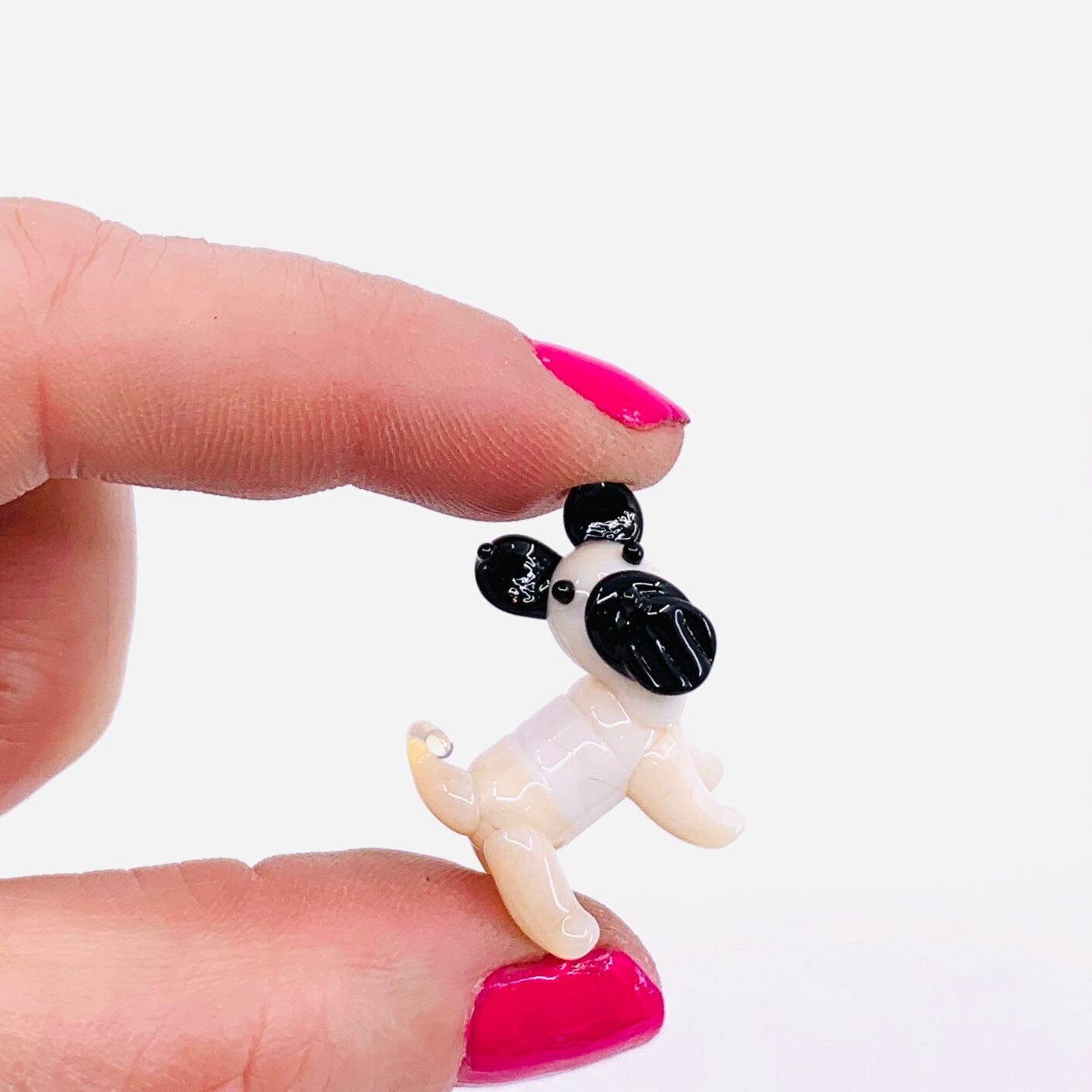 Tiny Glass Pug 308 Miniature GANZ 