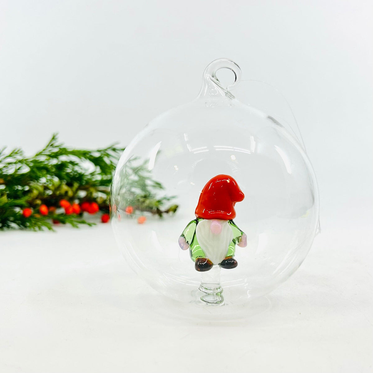 Glass Icon Ornament, Gnome ICHENDORF 