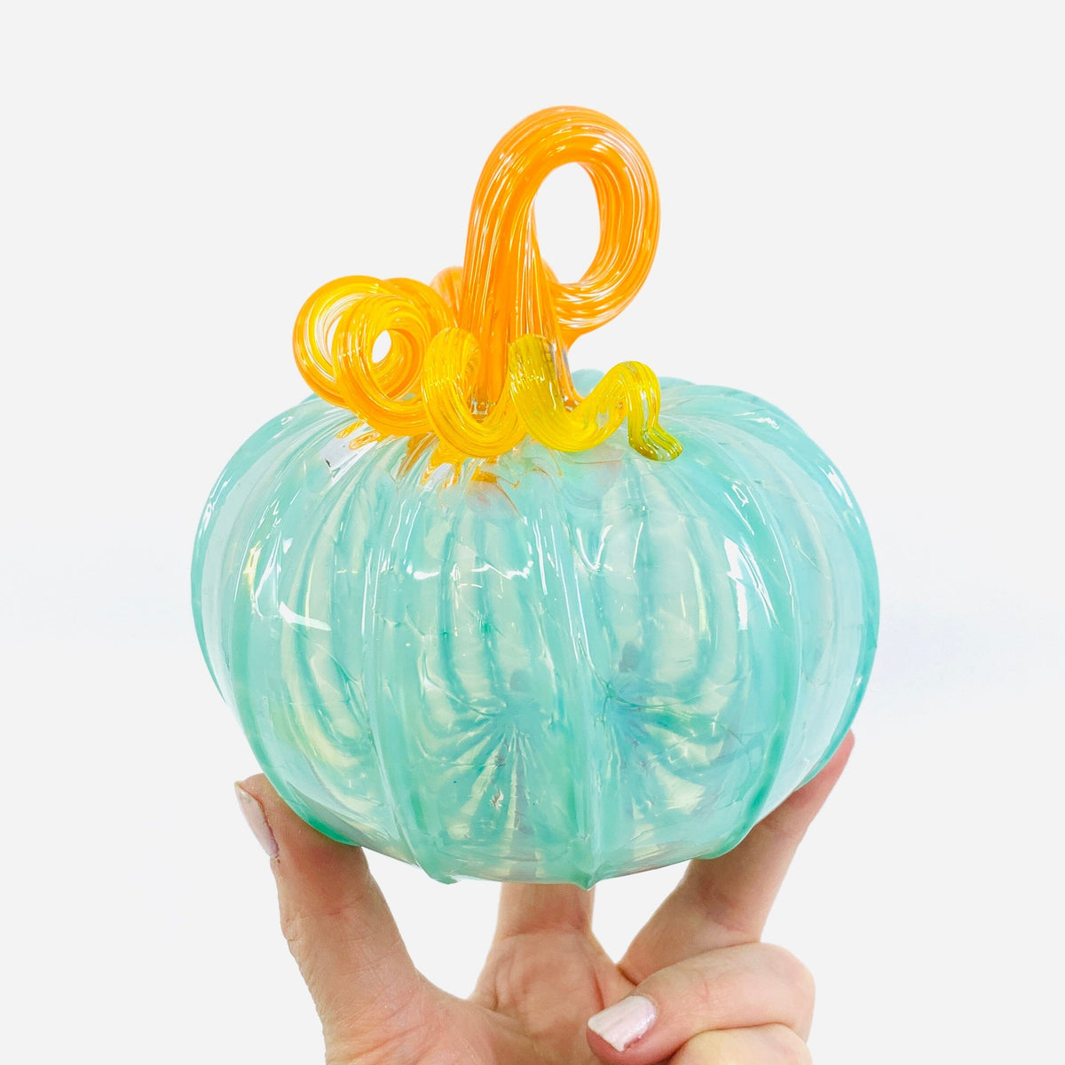 Daily Pumpkin 3750 Squat Gabby Luke Adams Glass Blowing Studio 