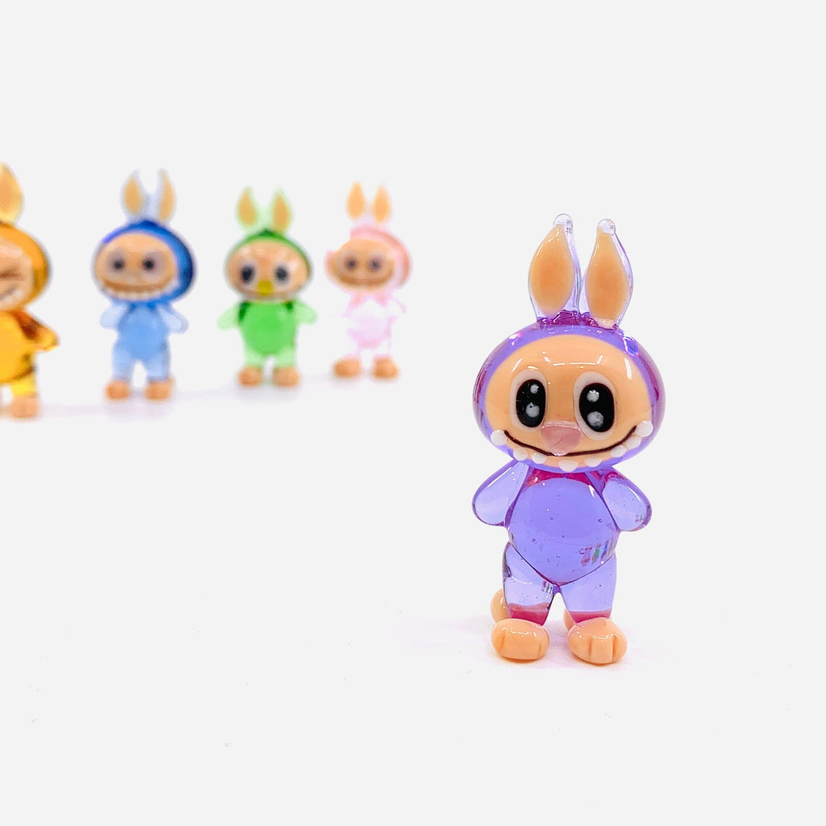 Glass Labubu Monsters, Purple Alex 