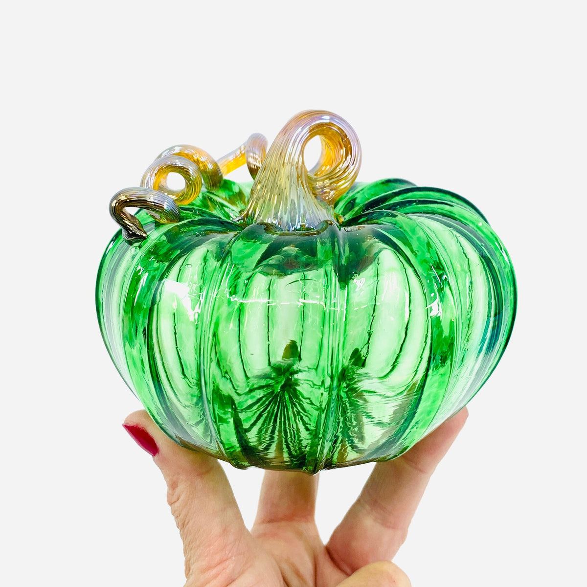 Daily Pumpkin 1870 Squat Gabby Luke Adams Glass Blowing Studio 