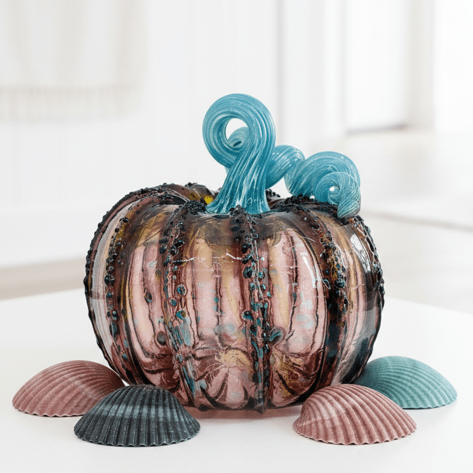 Daily Pumpkin 2269 Squat Gabby Luke Adams Glass Blowing Studio 