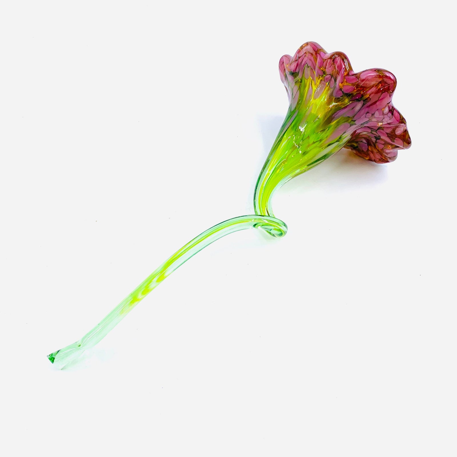 Pulled Glass Flower 75 Decor Luke Adams Glass Blowing Studio 