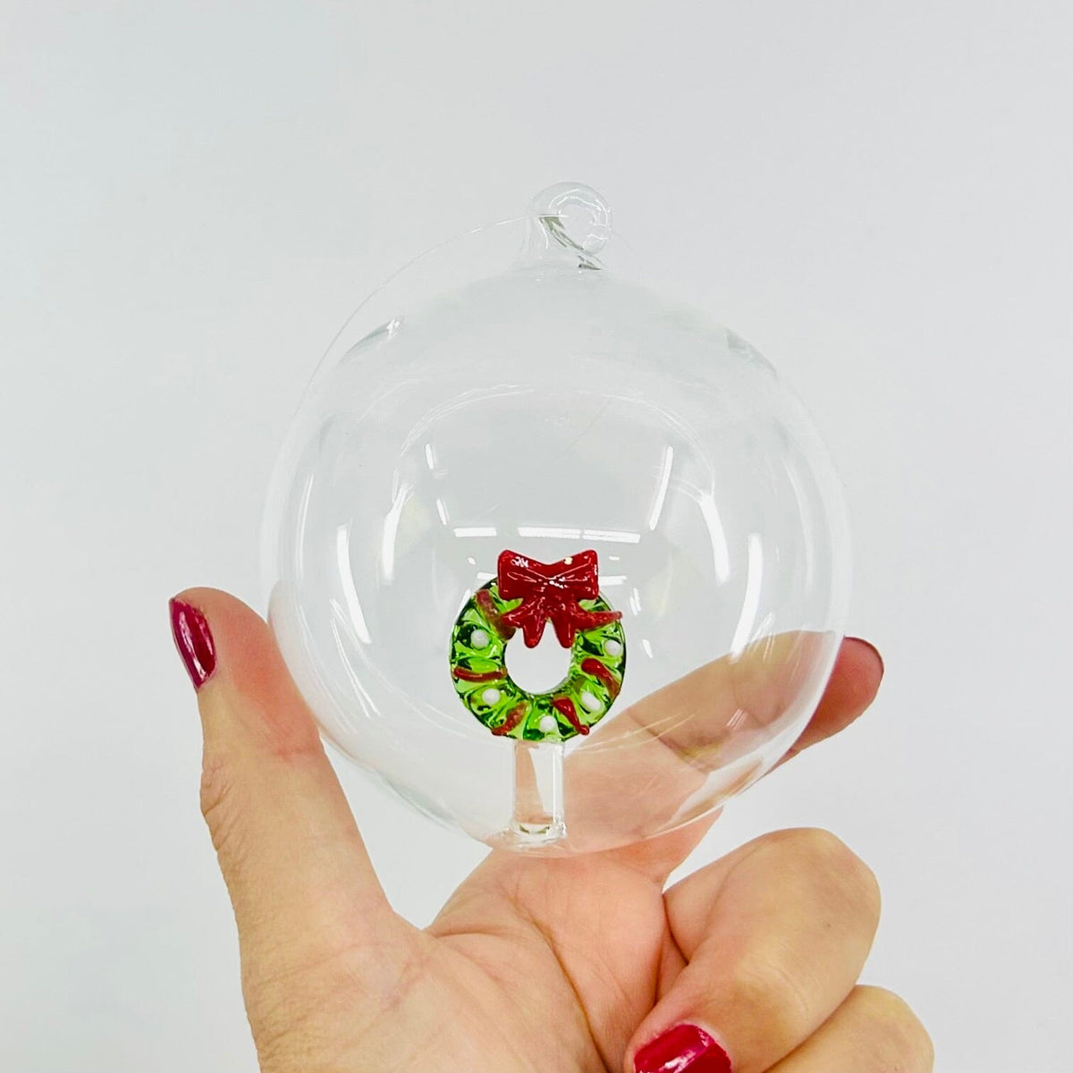 Glass Icon Ornament, Wreath ICHENDORF 