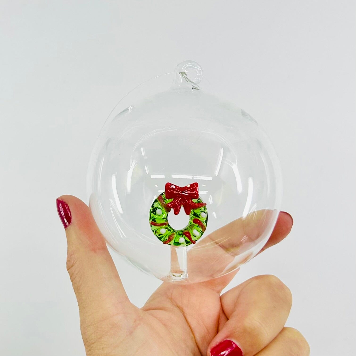 Glass Icon Ornament, Wreath ICHENDORF 