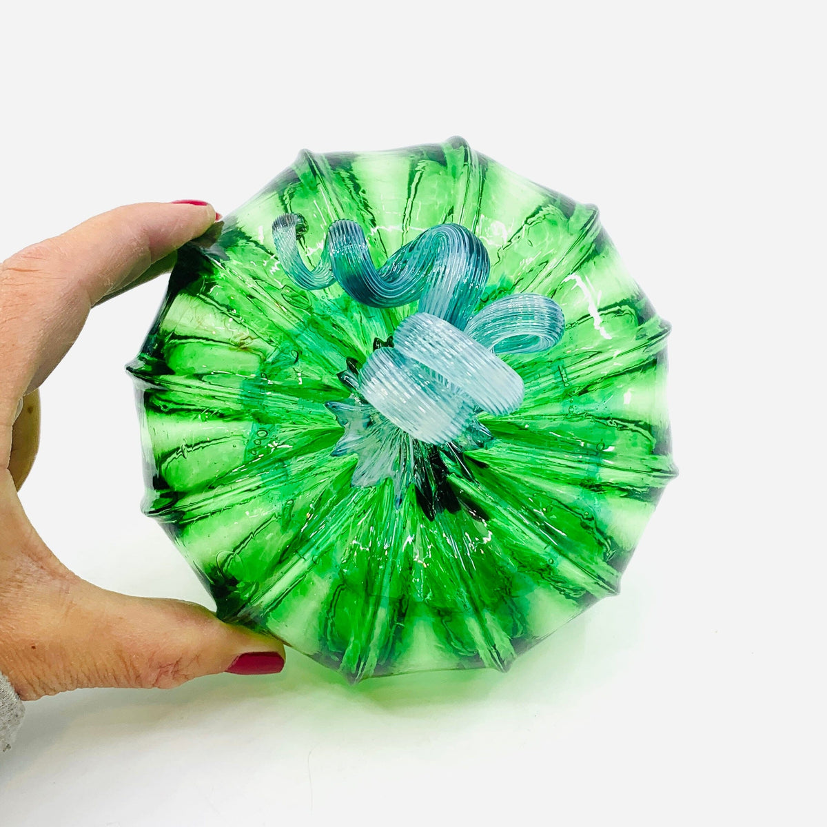 Daily Pumpkin 1831 Snowfall Squat Gabby Luke Adams Glass Blowing Studio 