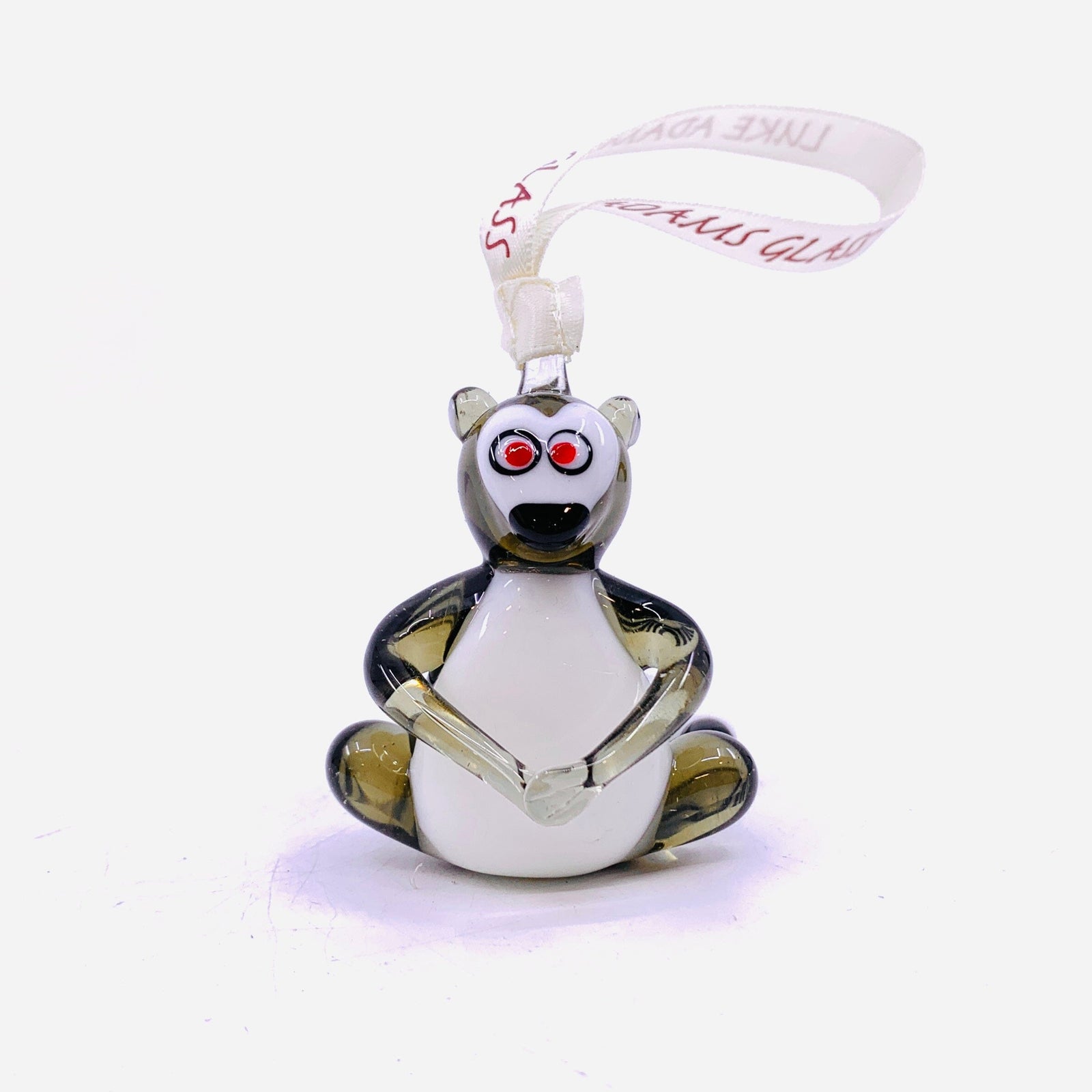 Ribbon Glass Ornament 11, Lemur Art Studio 
