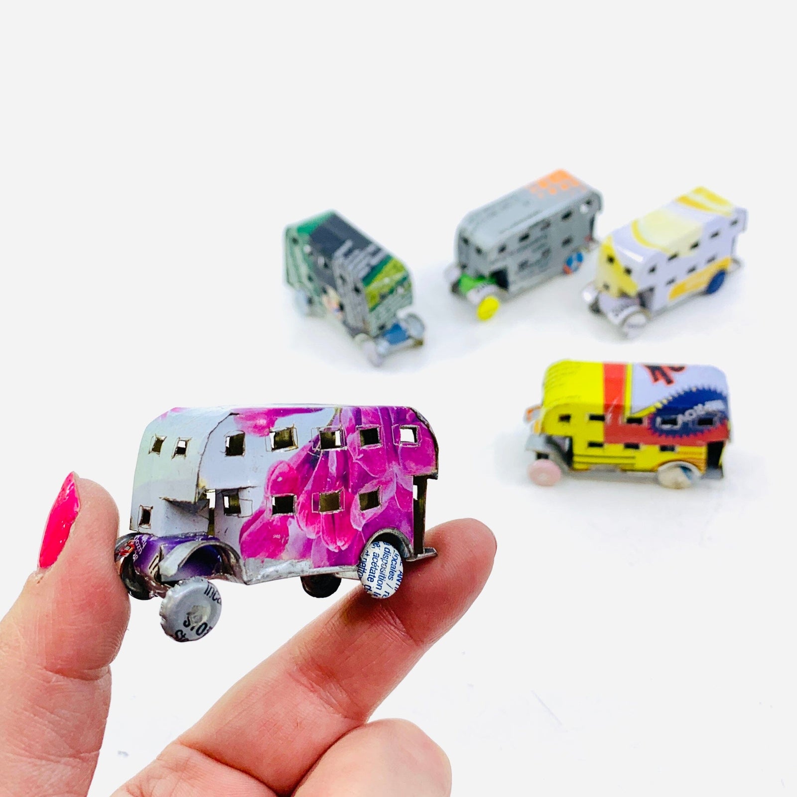 Tiny Tin Vehicles - Bus Miniature East Africa Co. 