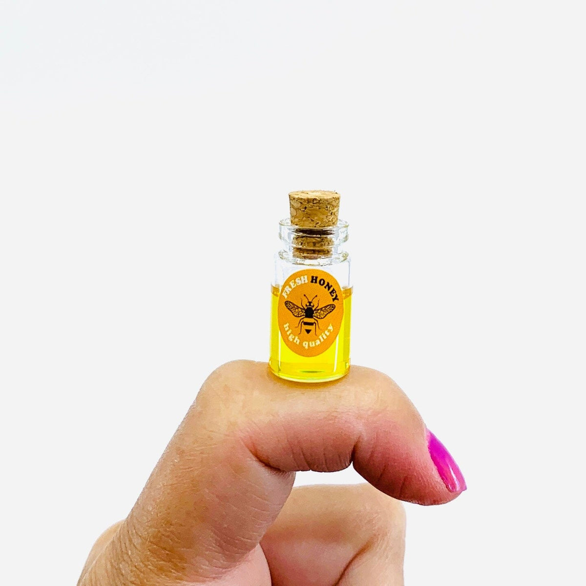 Tiniest Honey Jar with Spoon Miniature - 