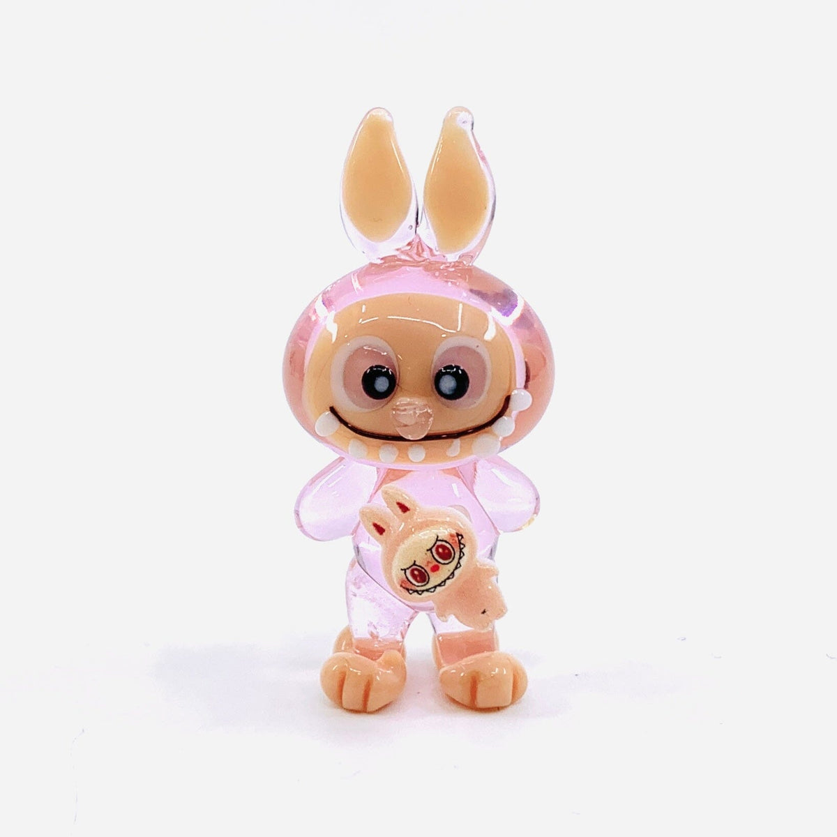 Glass Labubu Monsters, Pink Alex 
